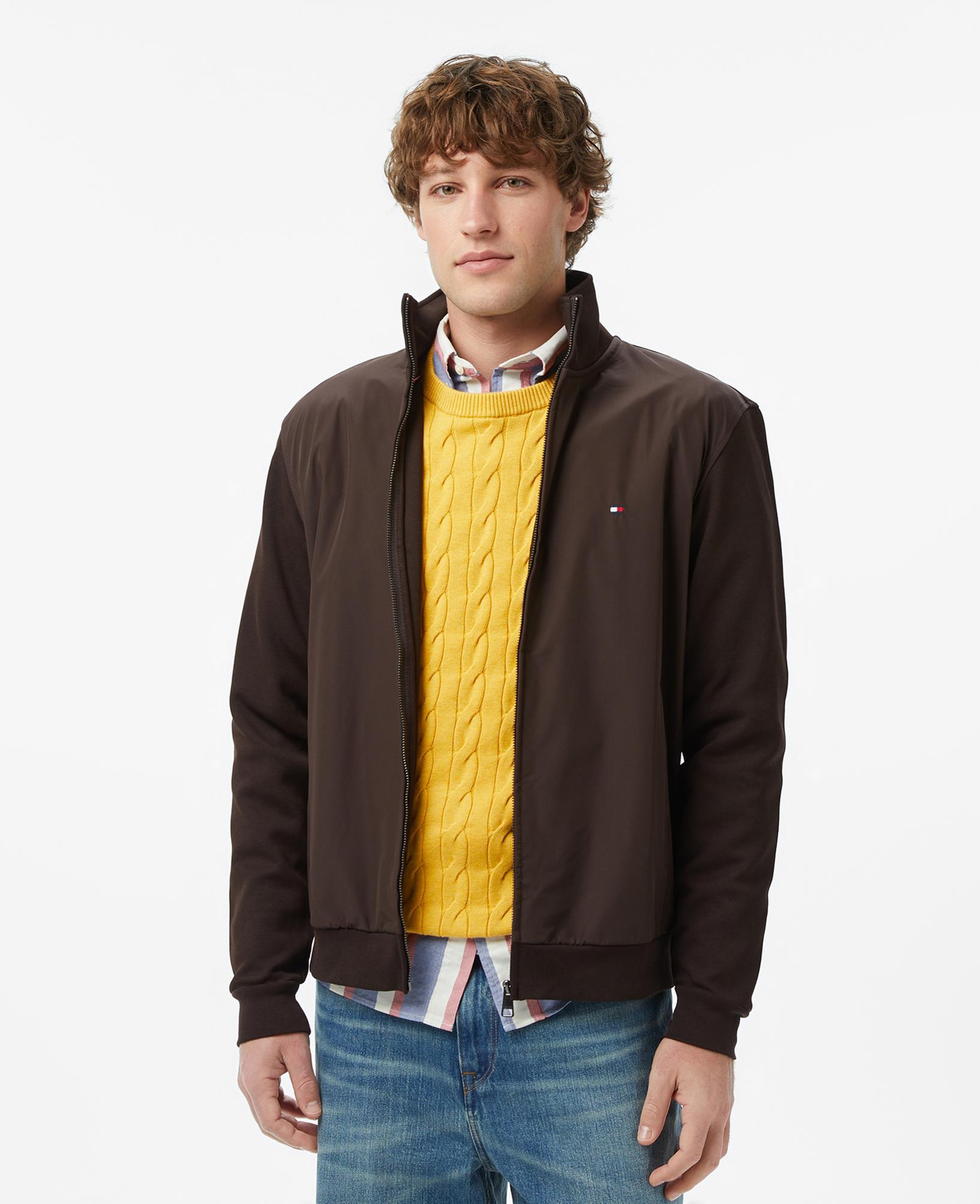 Tommy Hilfiger Elevated Essentials Erkek Kahverengi Eşofman Üstü