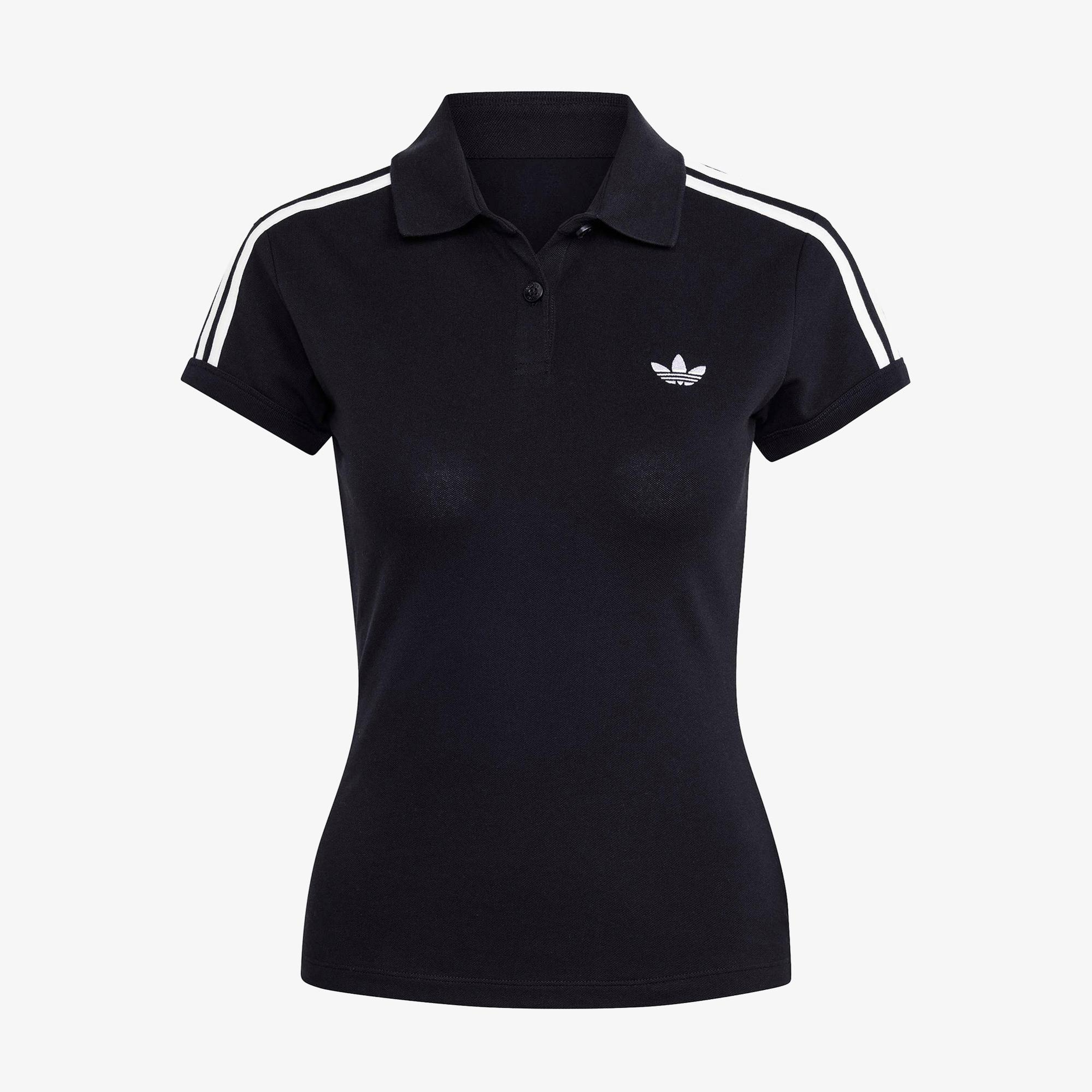 adidas 3-Stripes Kadın Siyah Polo