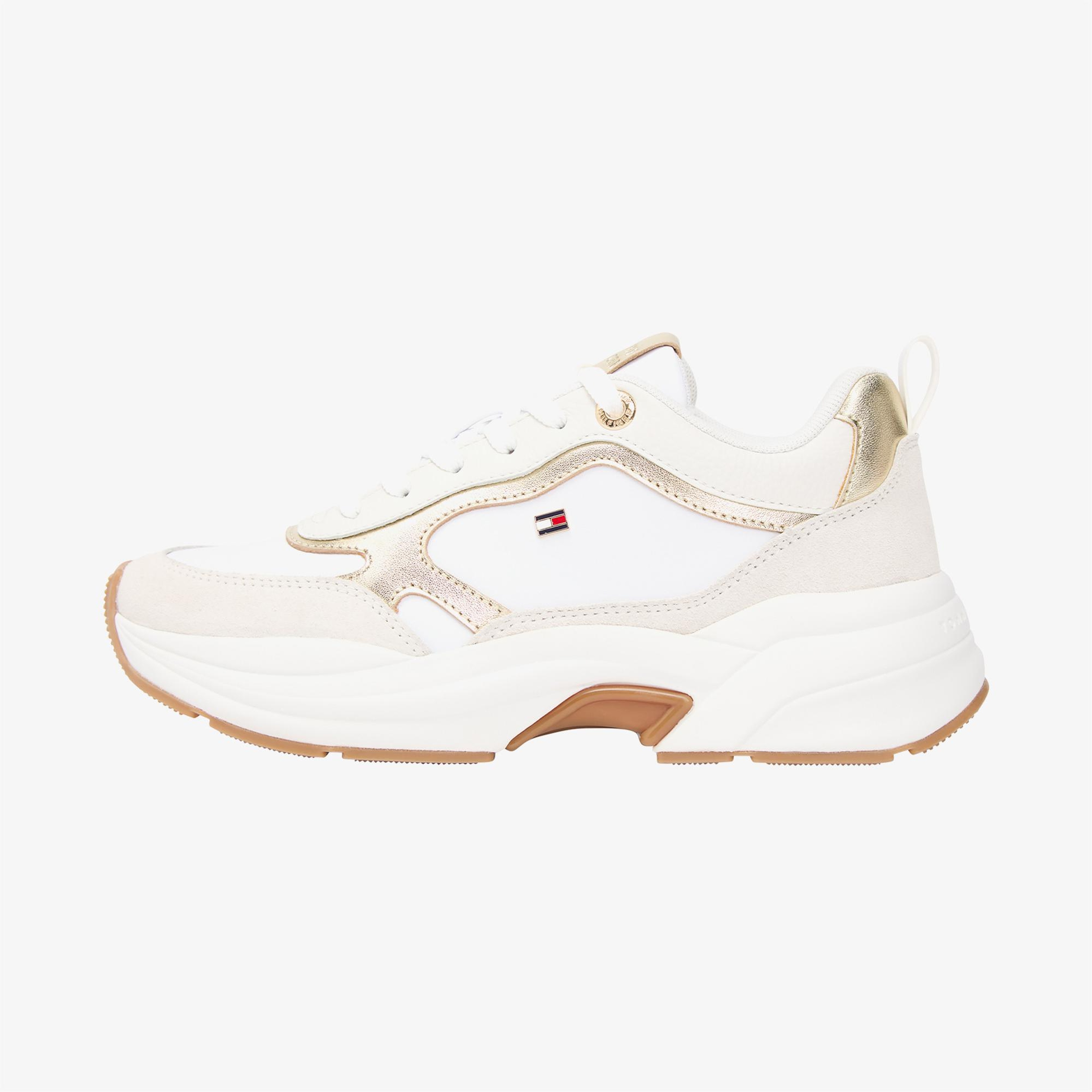 Tommy Hilfiger Ines Kadın Altın Sneaker