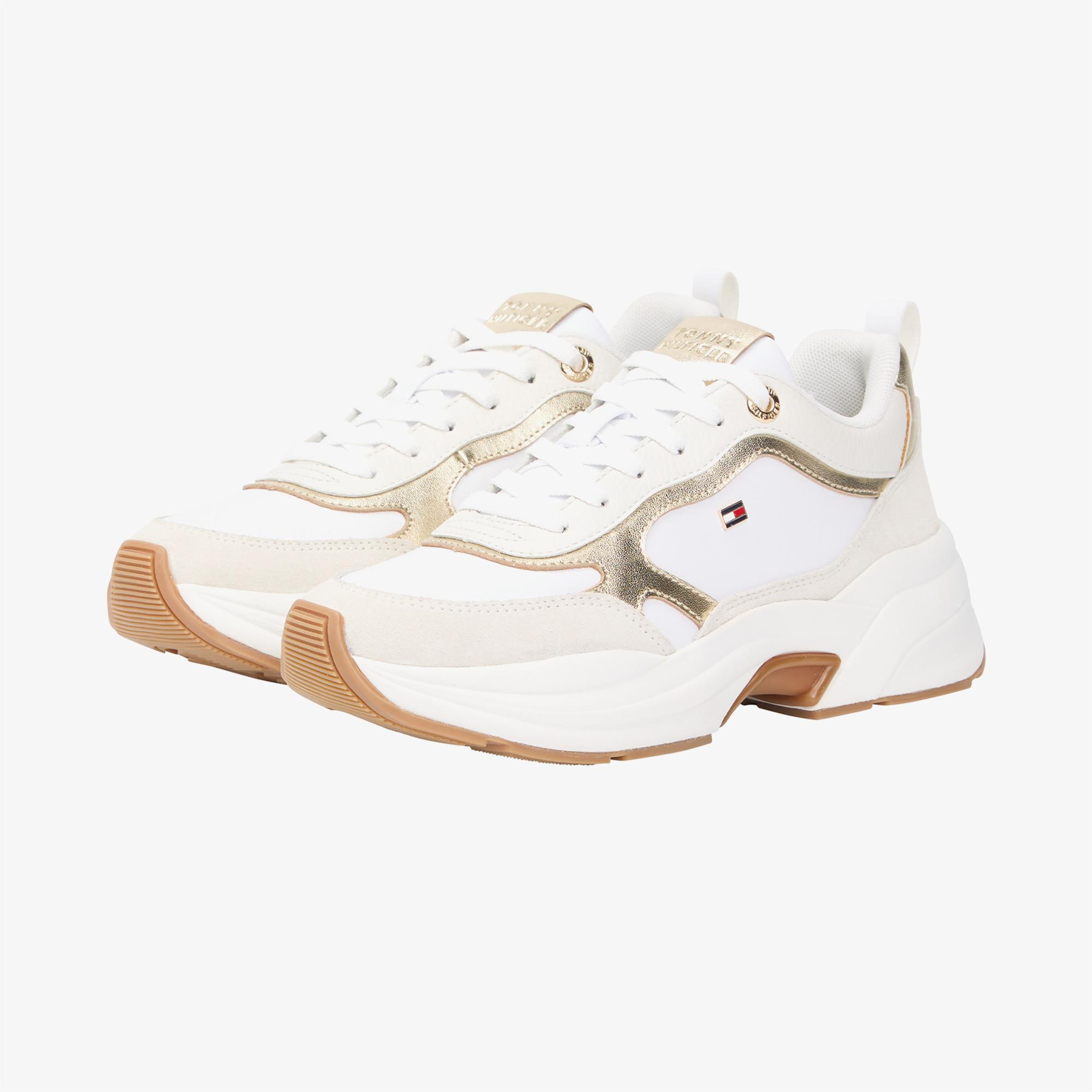 Tommy Hilfiger Ines Kadın Altın Sneaker