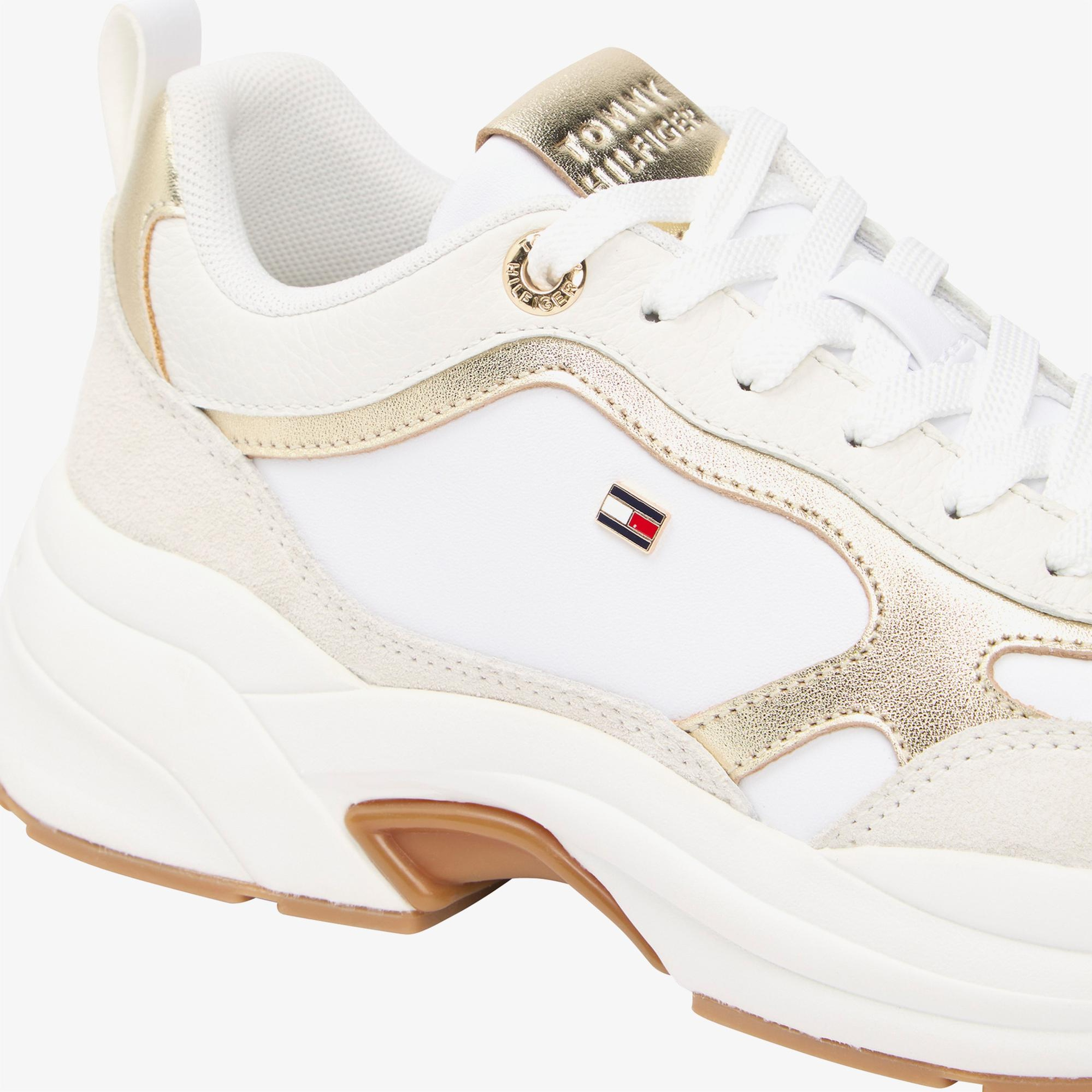 Tommy Hilfiger Ines Kadın Altın Sneaker