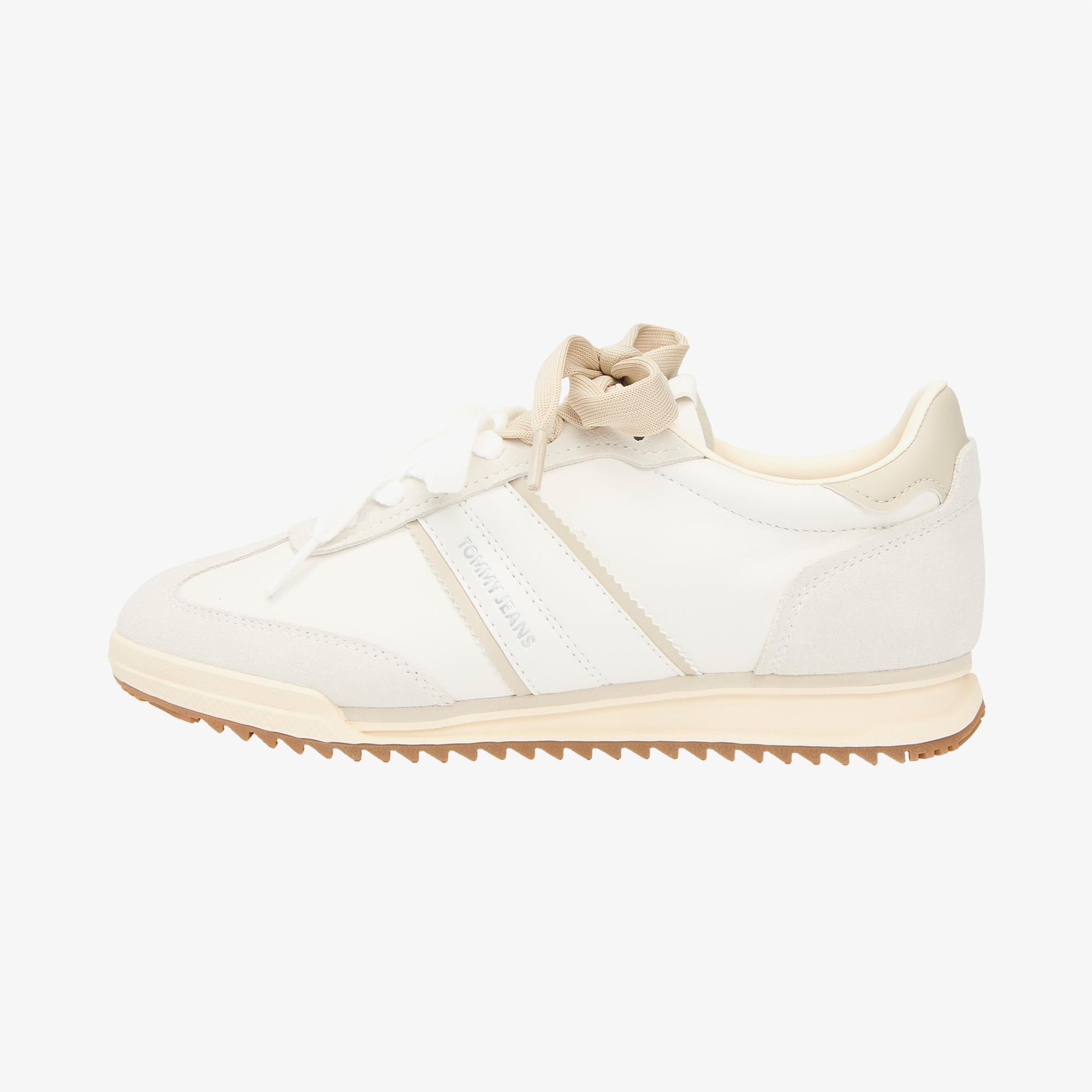 Tommy Hilfiger Alphacleat Kadın Bej Sneaker