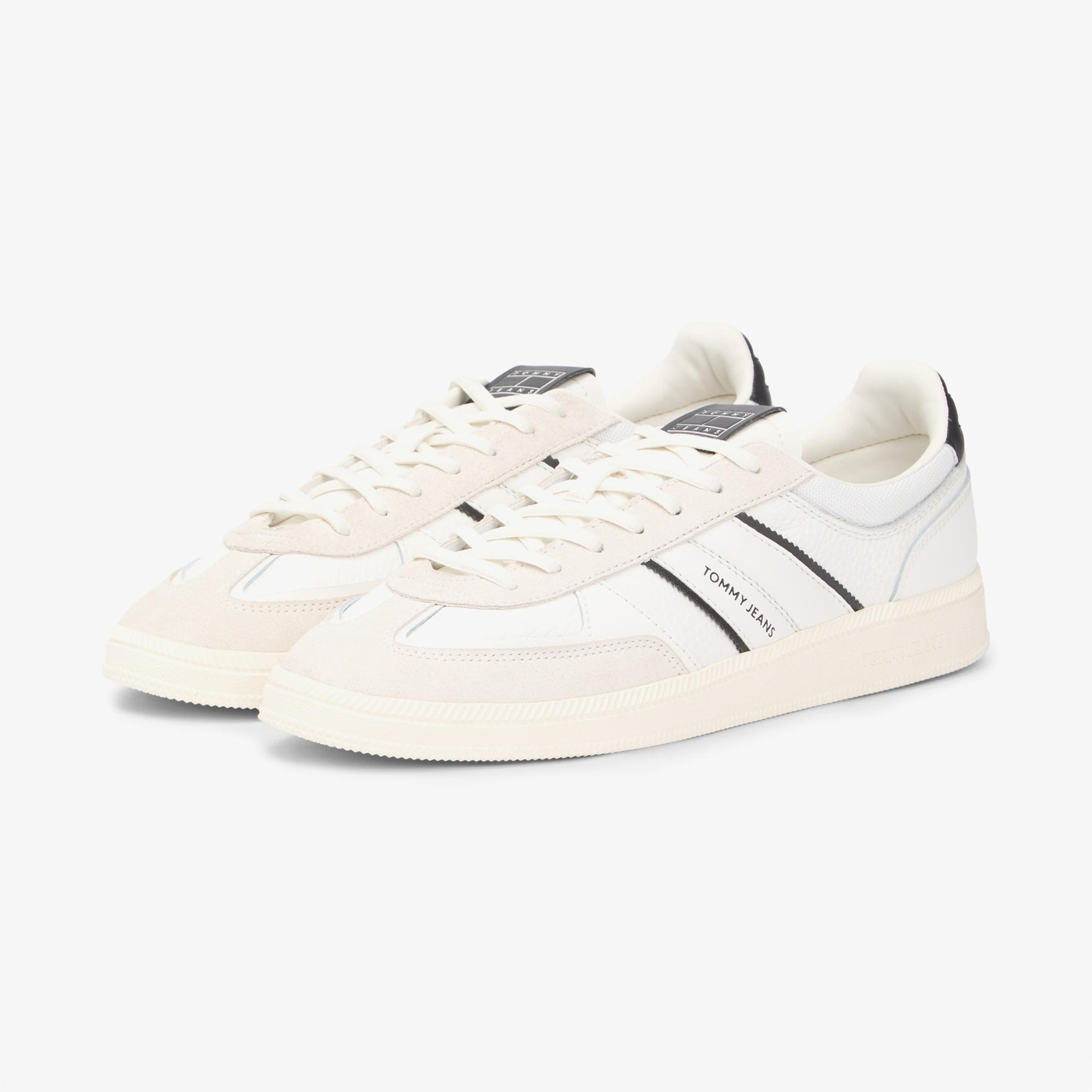 Tommy Hilfiger The Greenwich Erkek Krem Rengi Sneaker