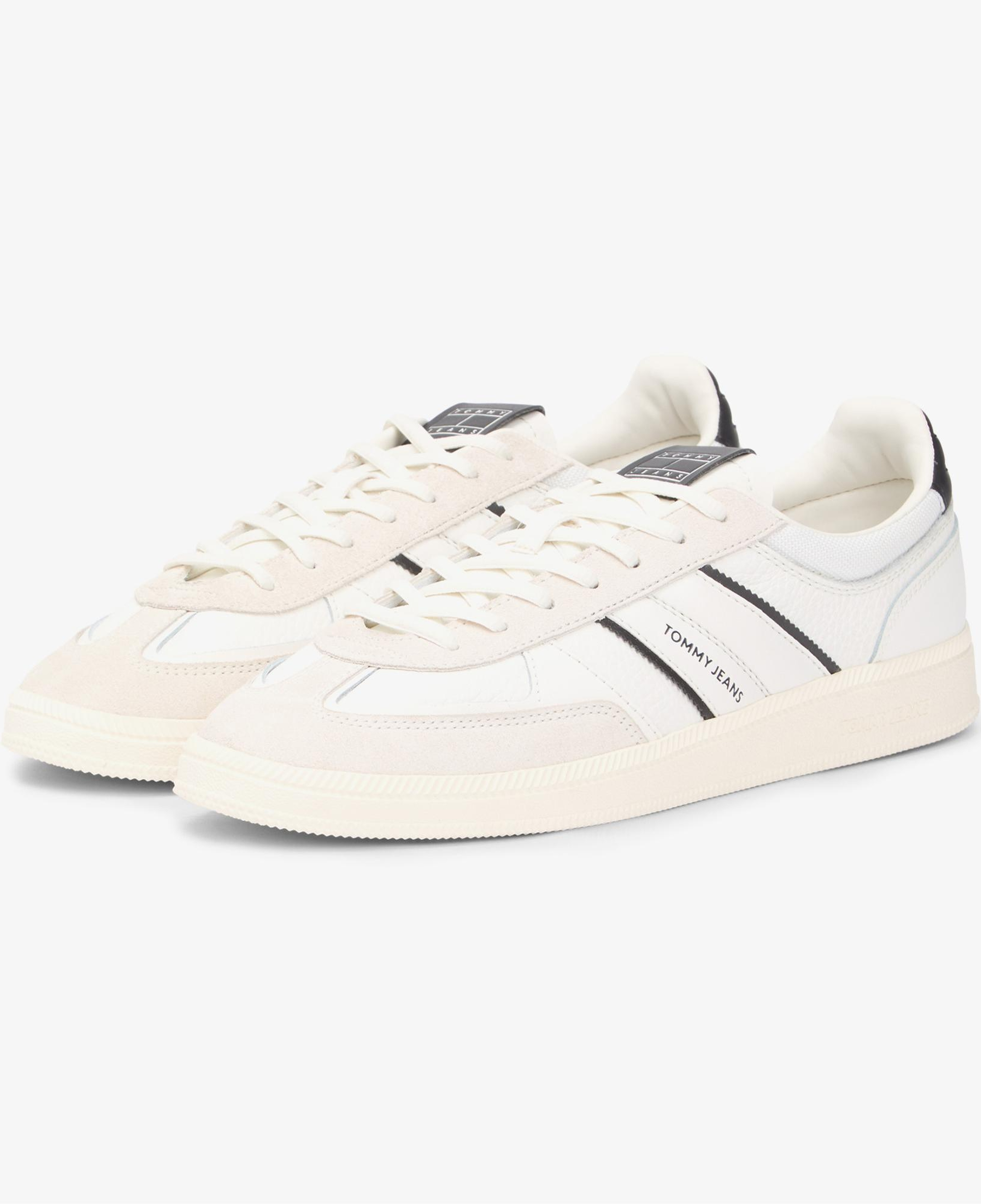 Tommy Hilfiger The Greenwich Erkek Krem Rengi Sneaker