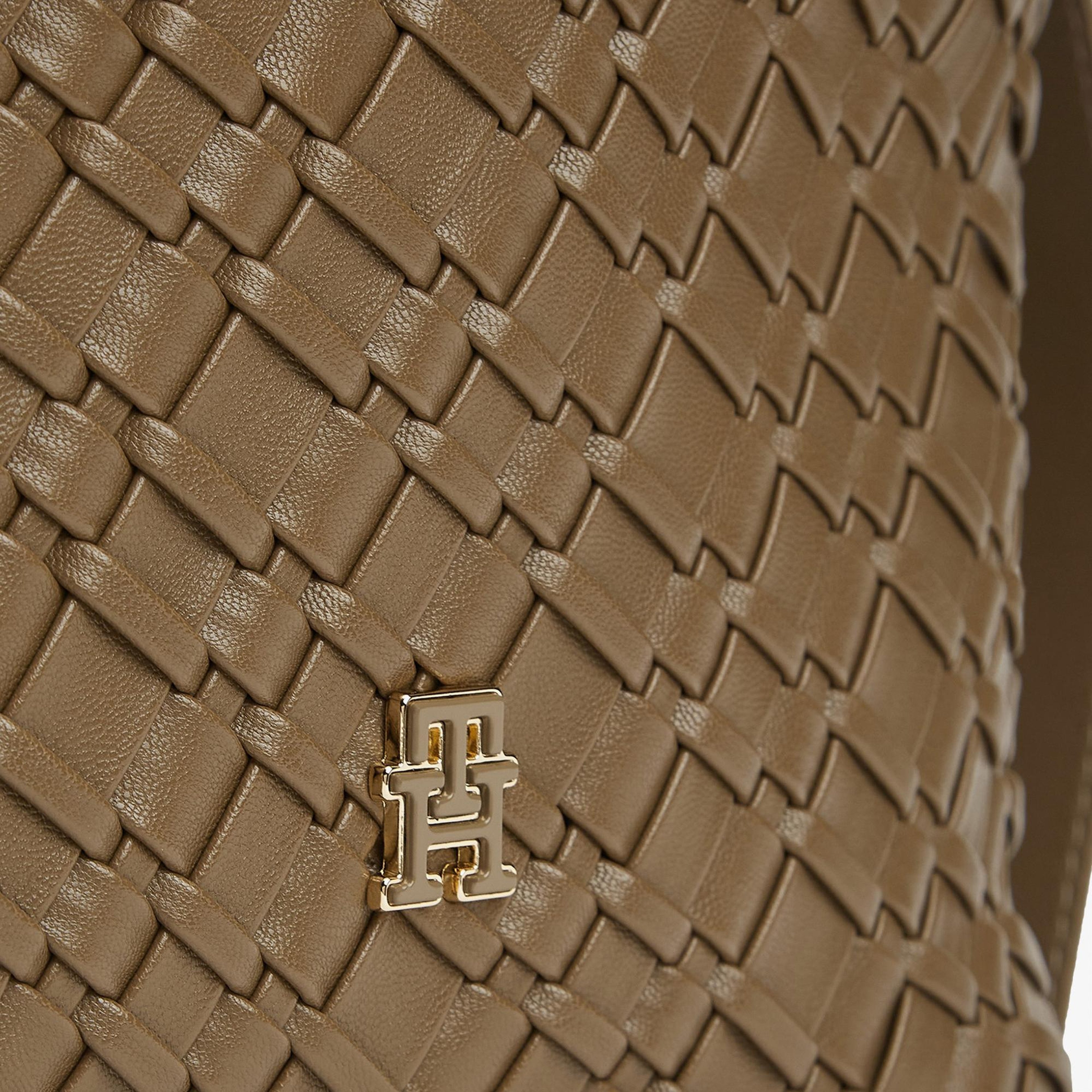 Tommy Hilfiger Braided Kadın Haki Omuz Çantası