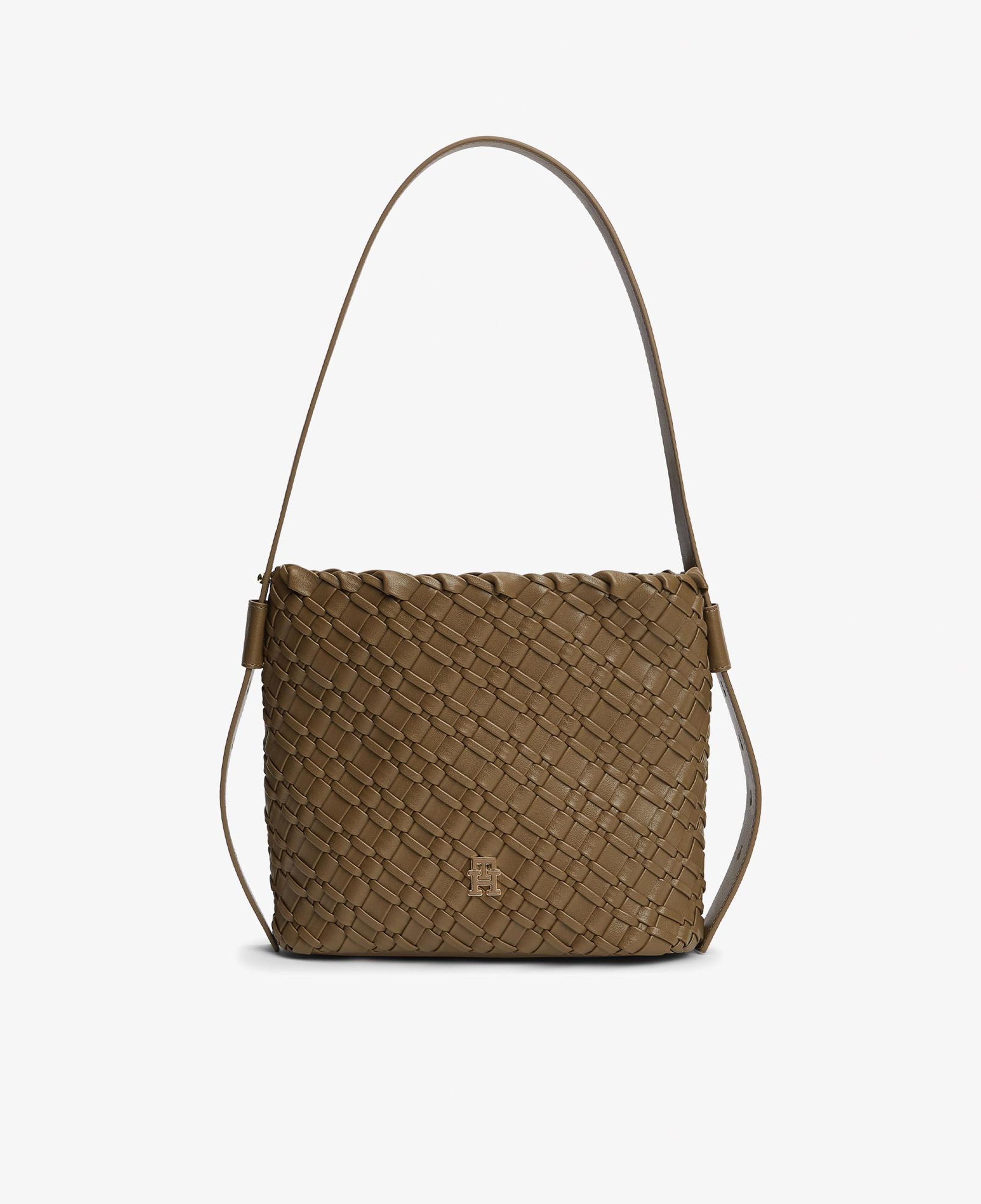 Tommy Hilfiger Braided Kadın Haki Omuz Çantası