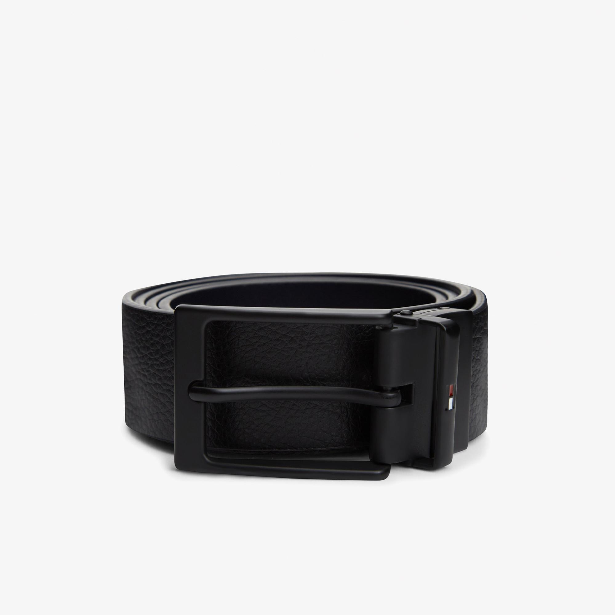 Tommy Hilfiger Layton Erkek Siyah Kemer