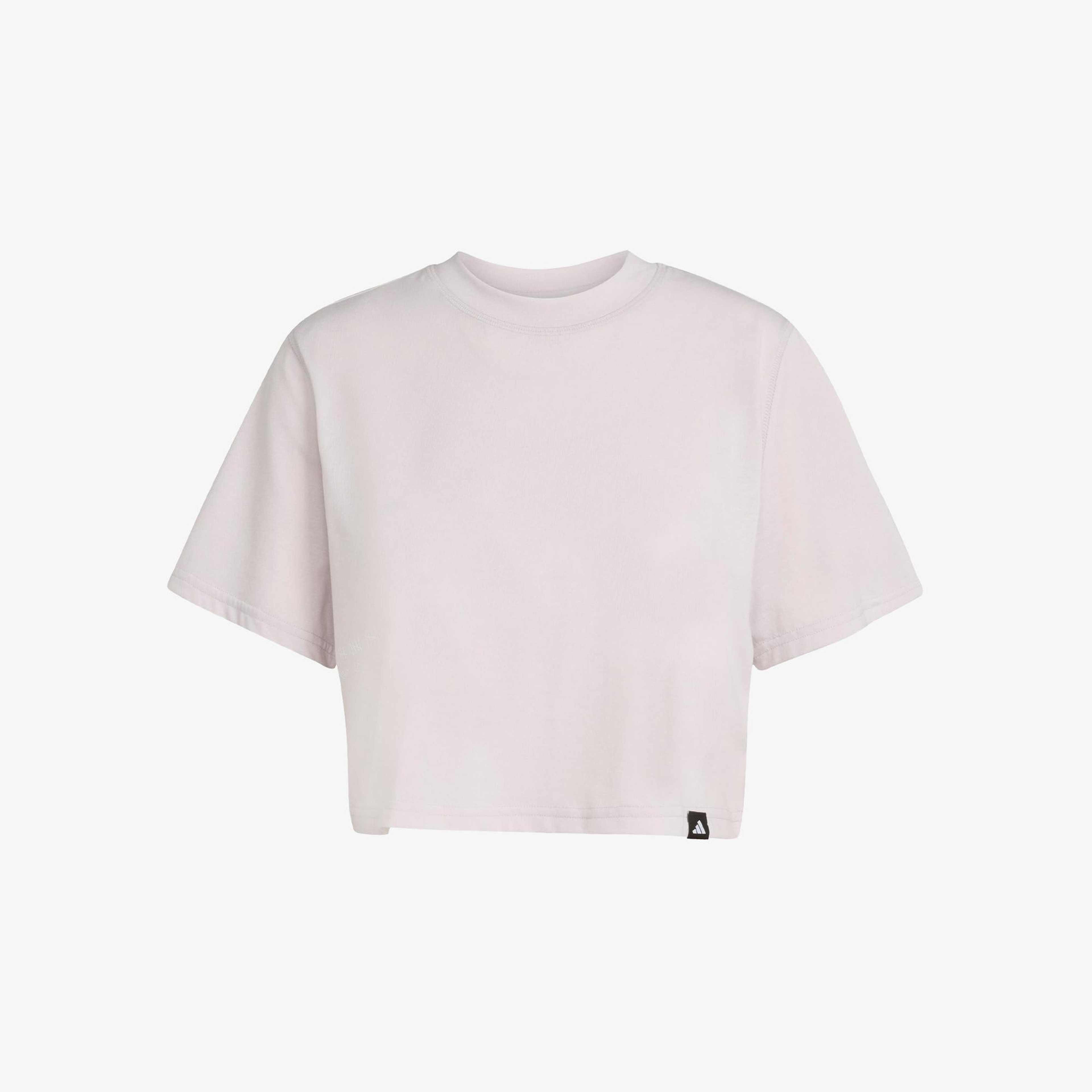 adidas Climacool Power Training Kadın Mor Crop T-Shirt