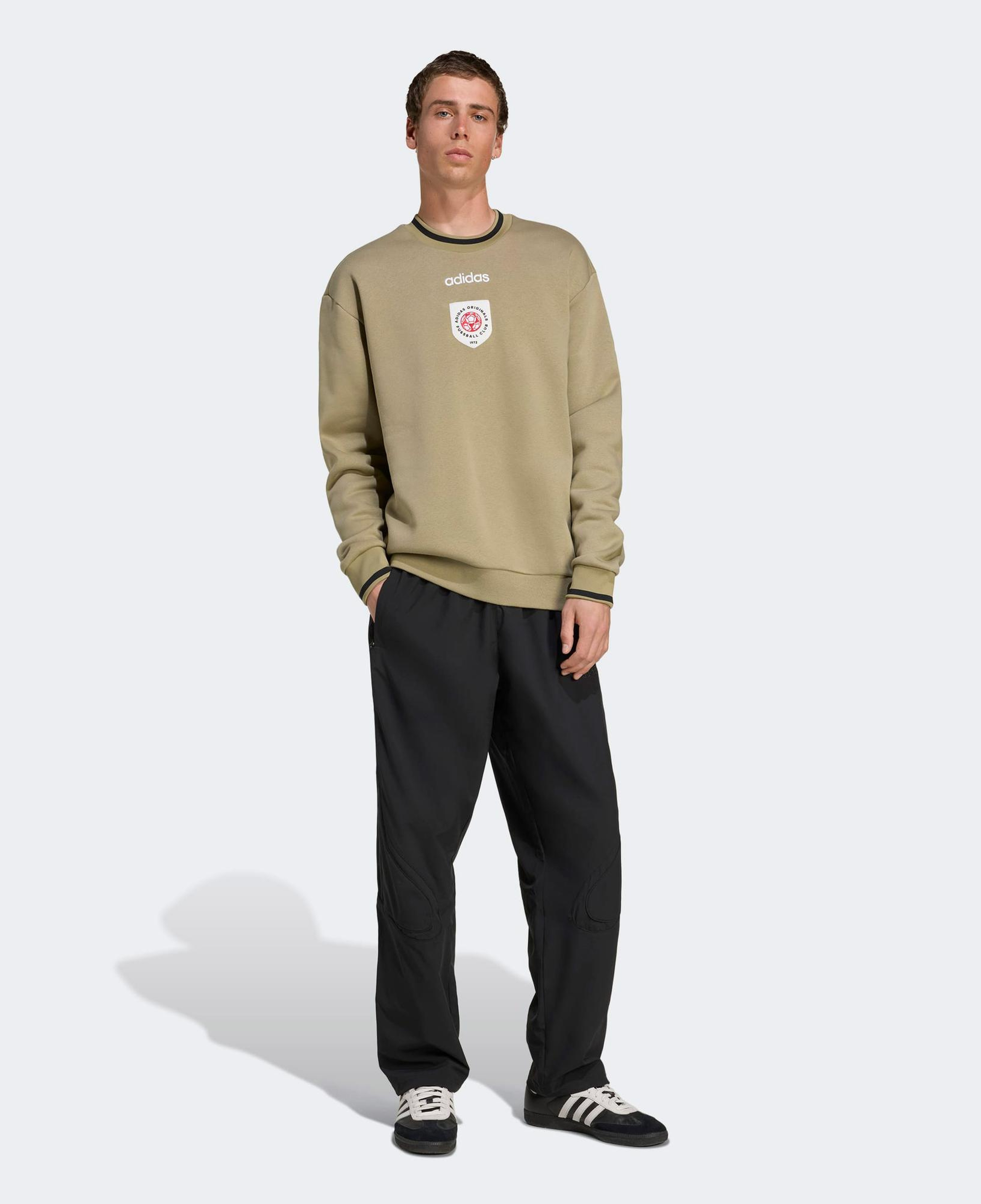 adidas Crewneck Erkek Haki Sweatshirt