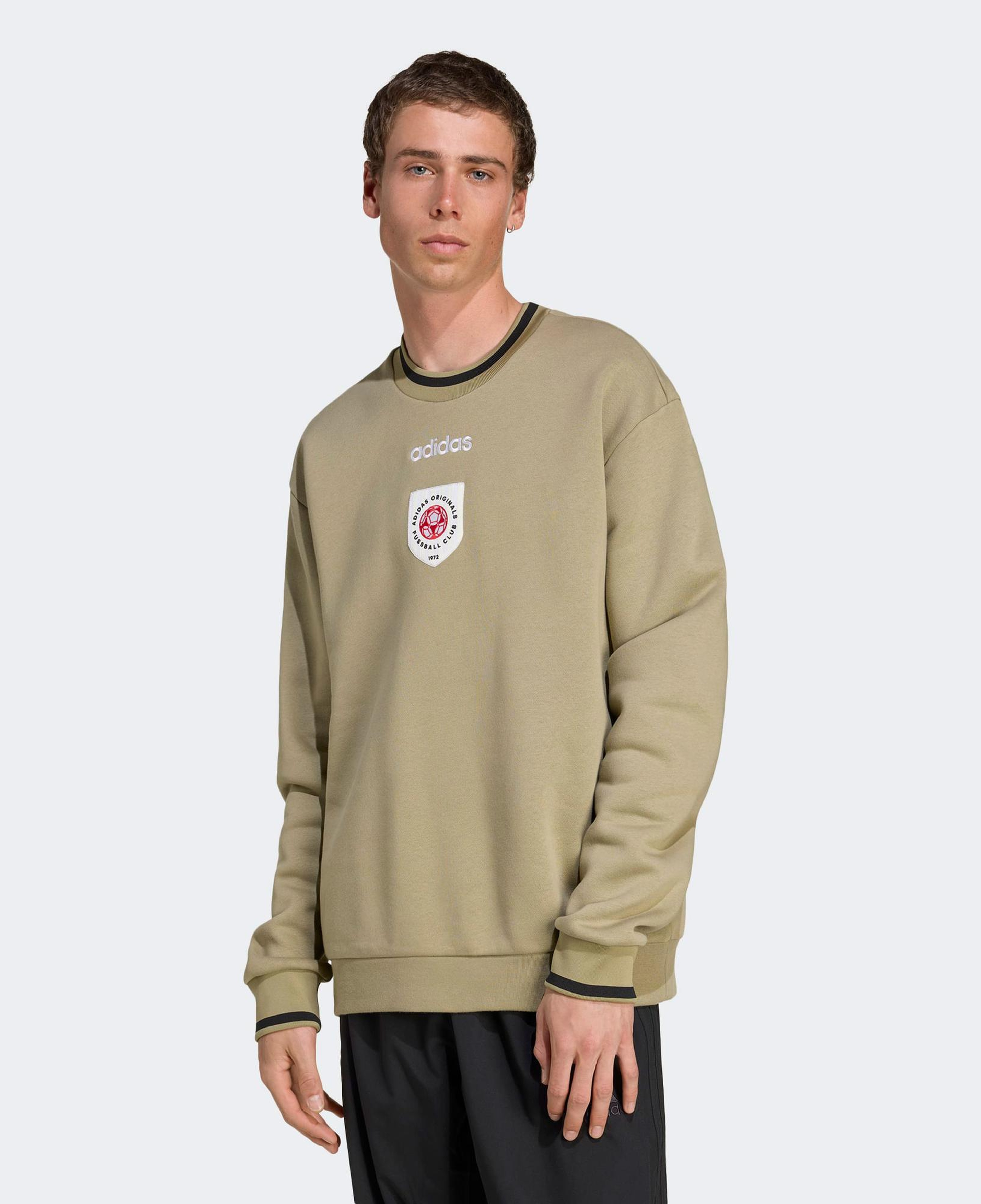 adidas Crewneck Erkek Haki Sweatshirt
