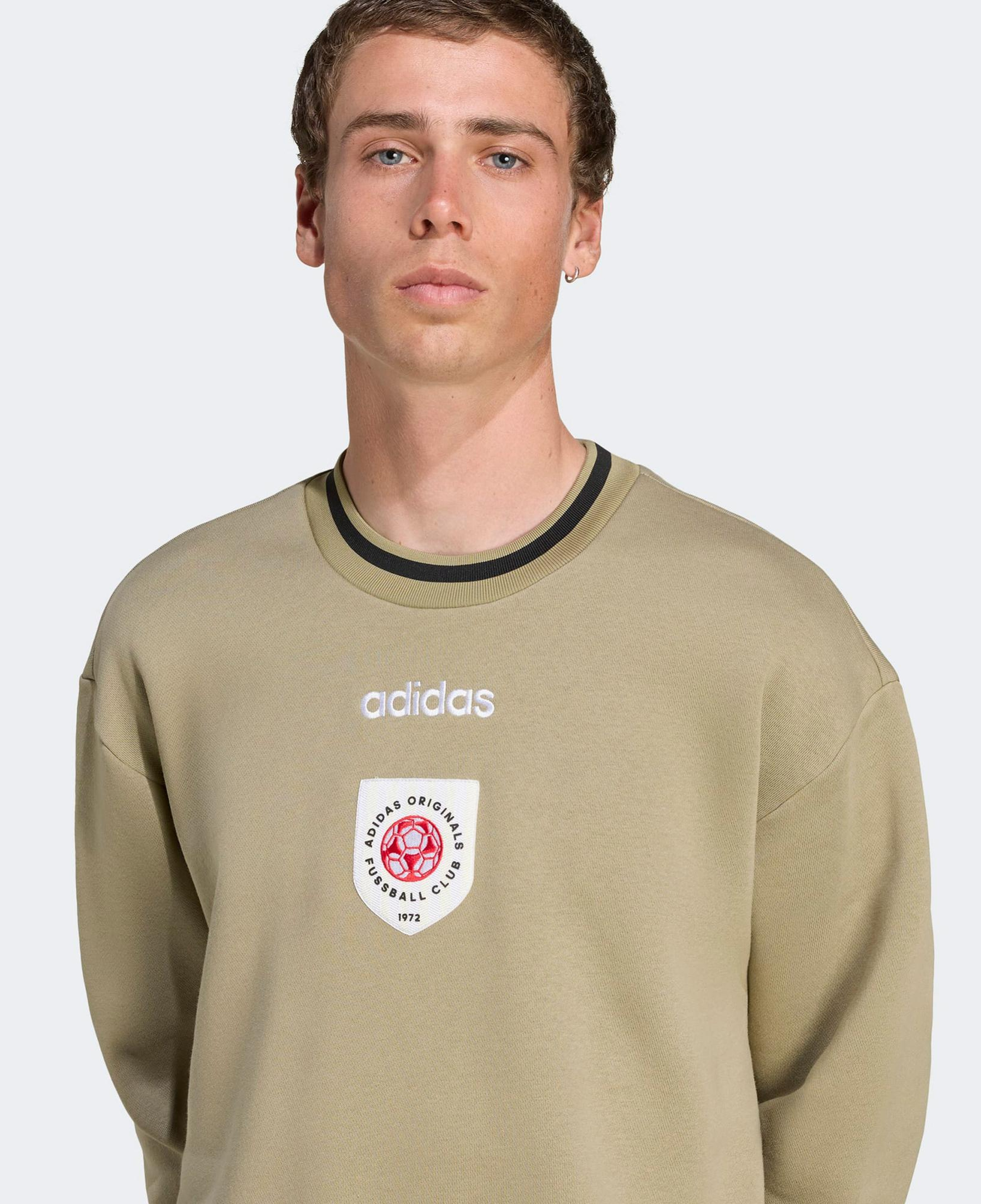 adidas Crewneck Erkek Haki Sweatshirt