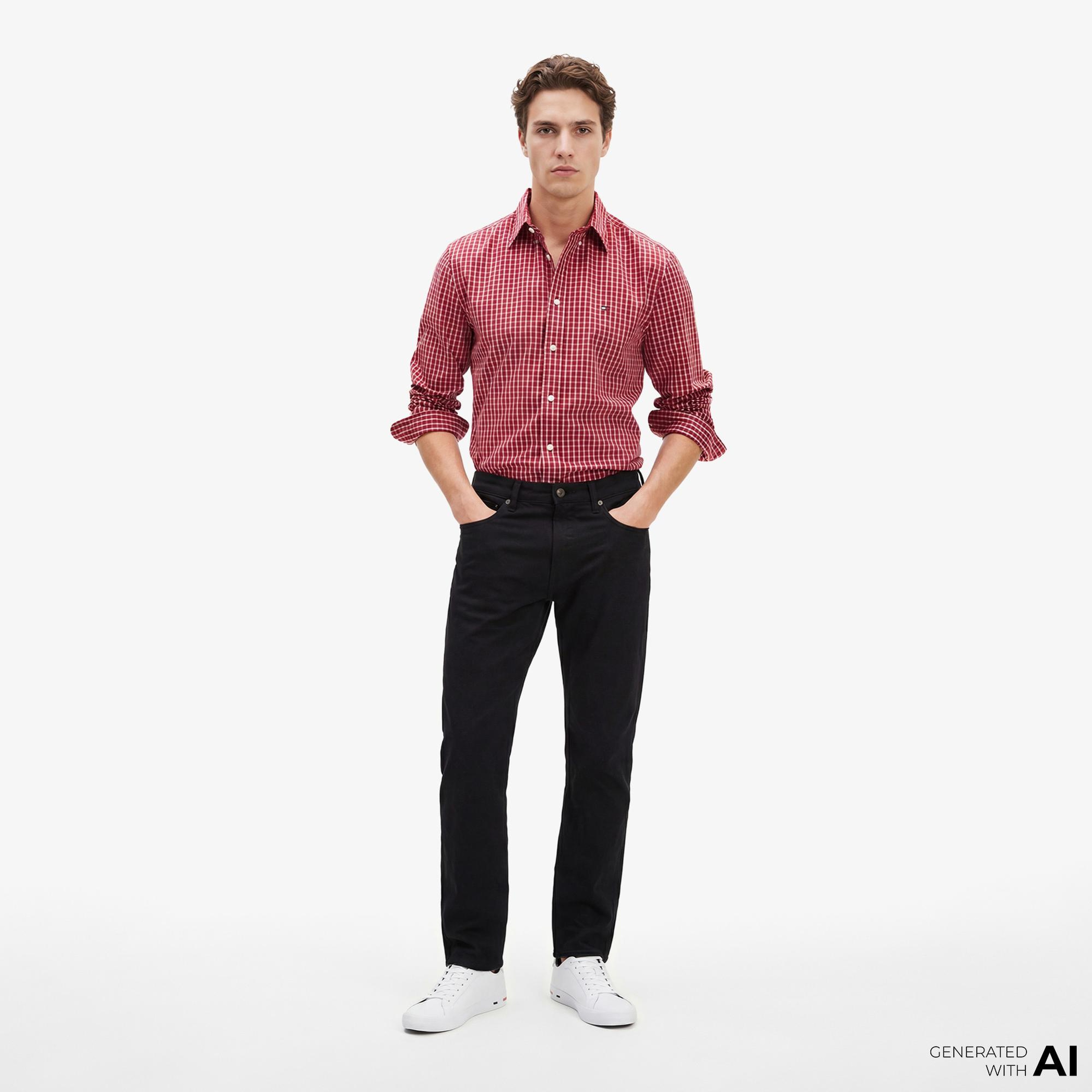 Tommy Hilfiger Denim Mainline Erkek Siyah Jean