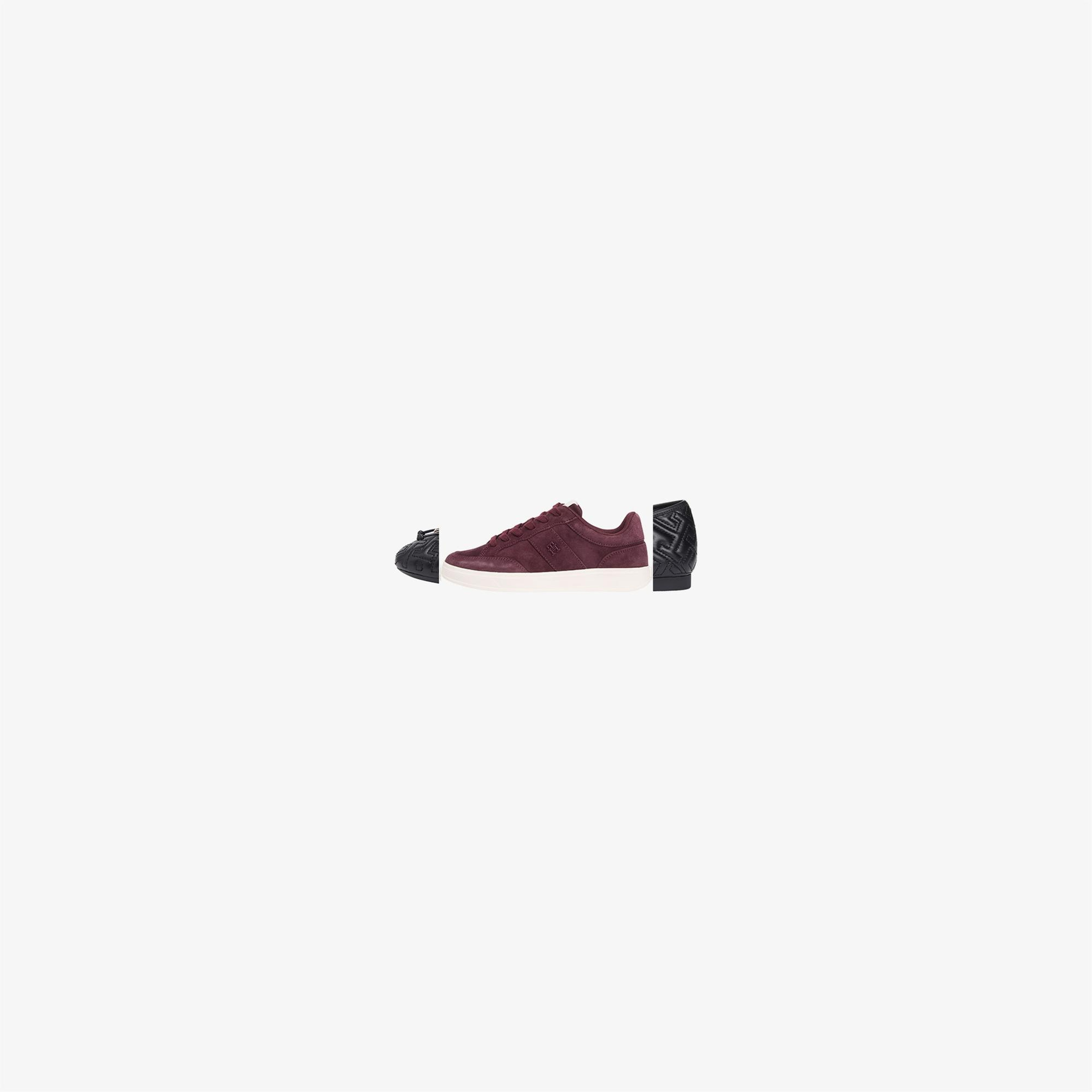 Tommy Hilfiger Jackie Kadın Bordo Sneaker