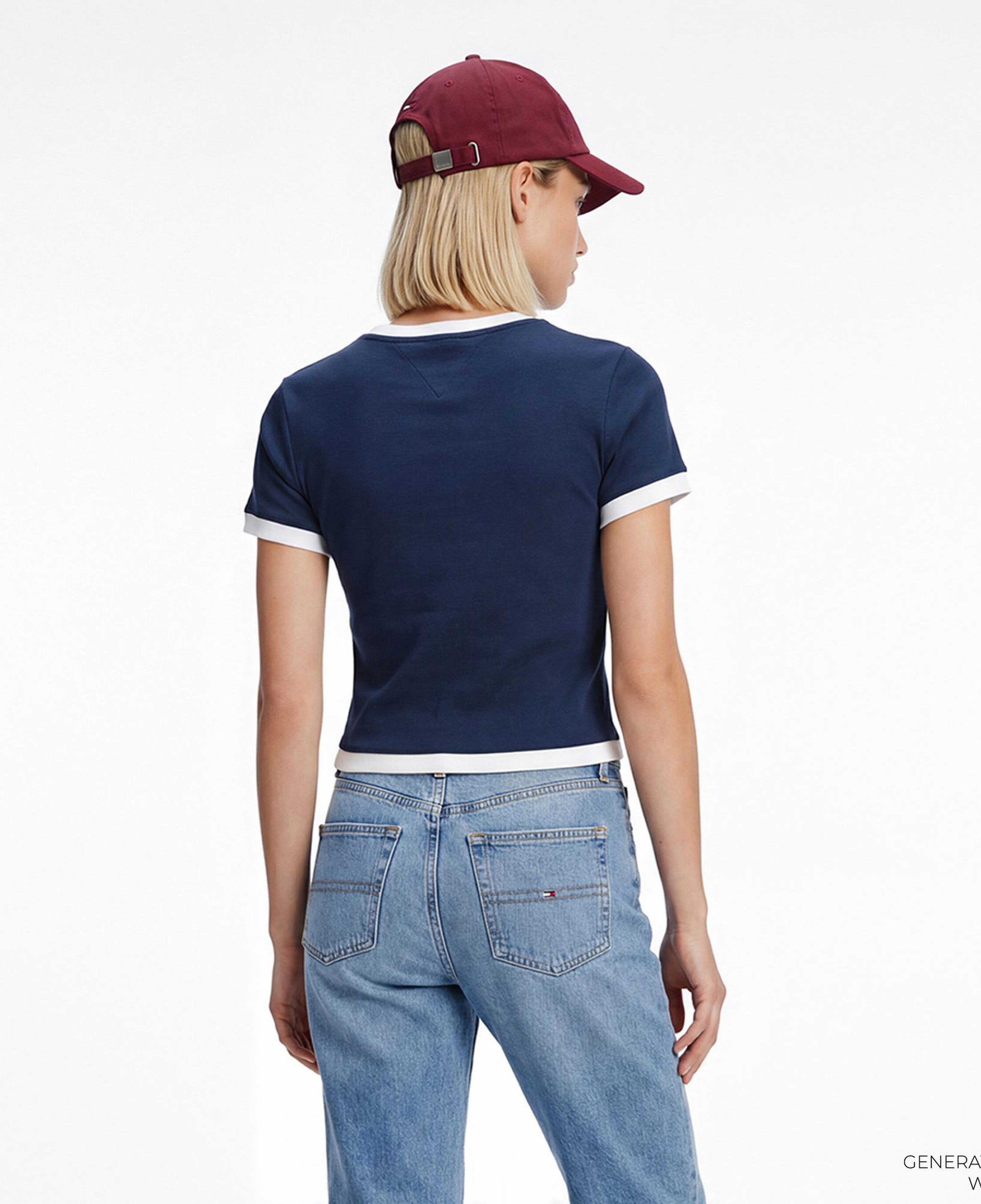 Tommy Hilfiger Badge Kadın Lacivert T-Shirt