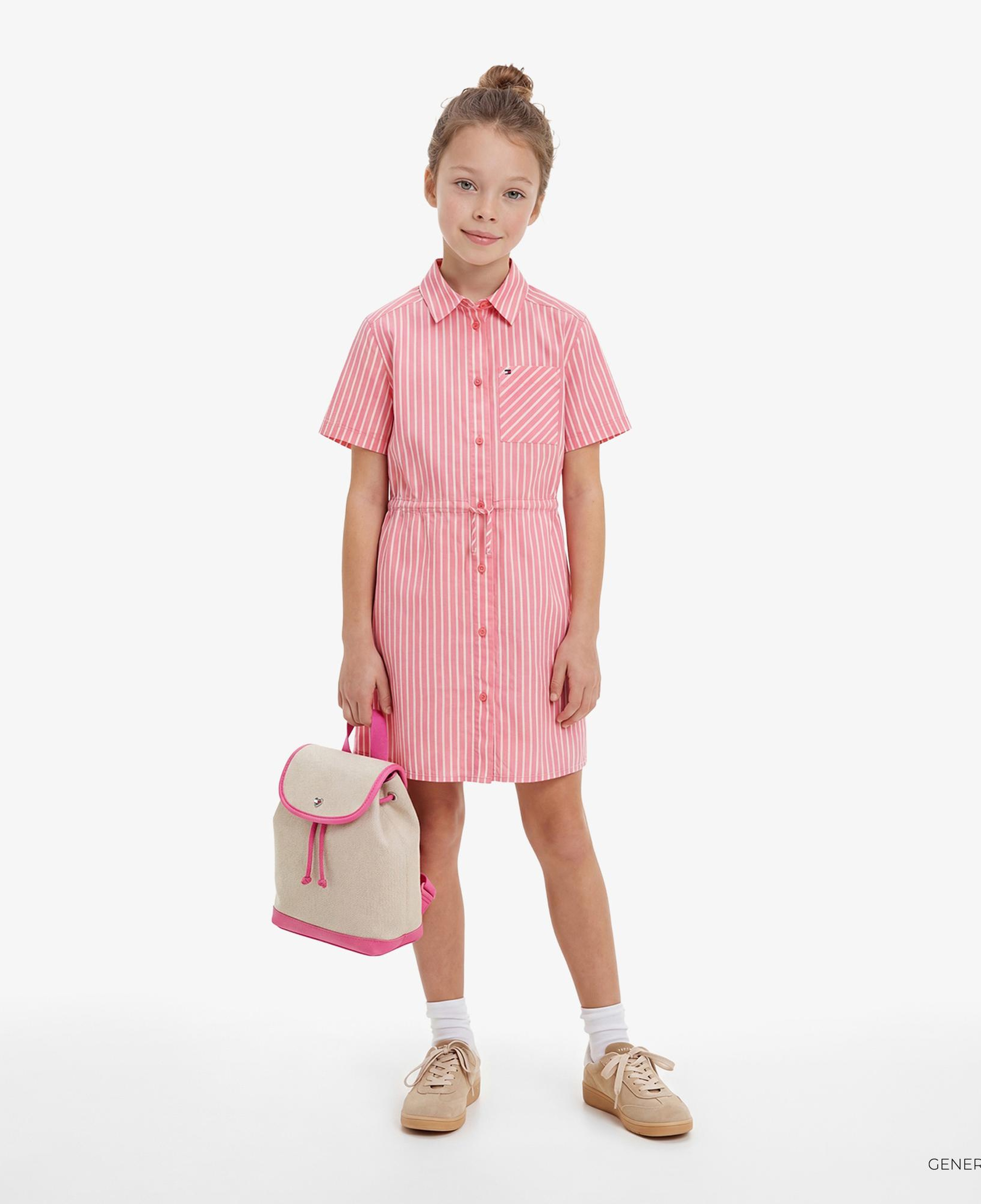 Tommy Hilfiger Essentials Çocuk Pembe Elbise