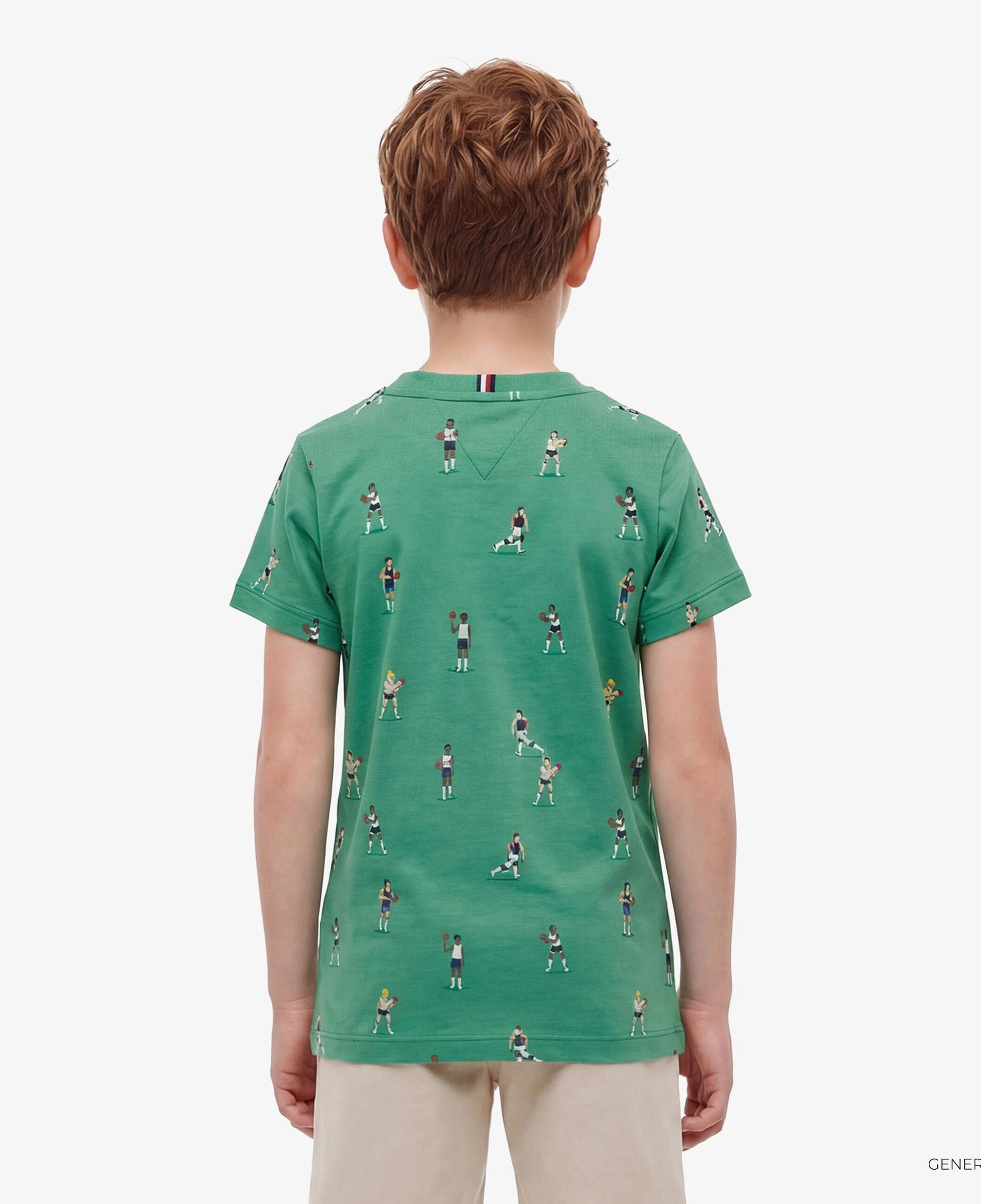 Tommy Hilfiger Little Çocuk Yeşil Crop T-Shirt