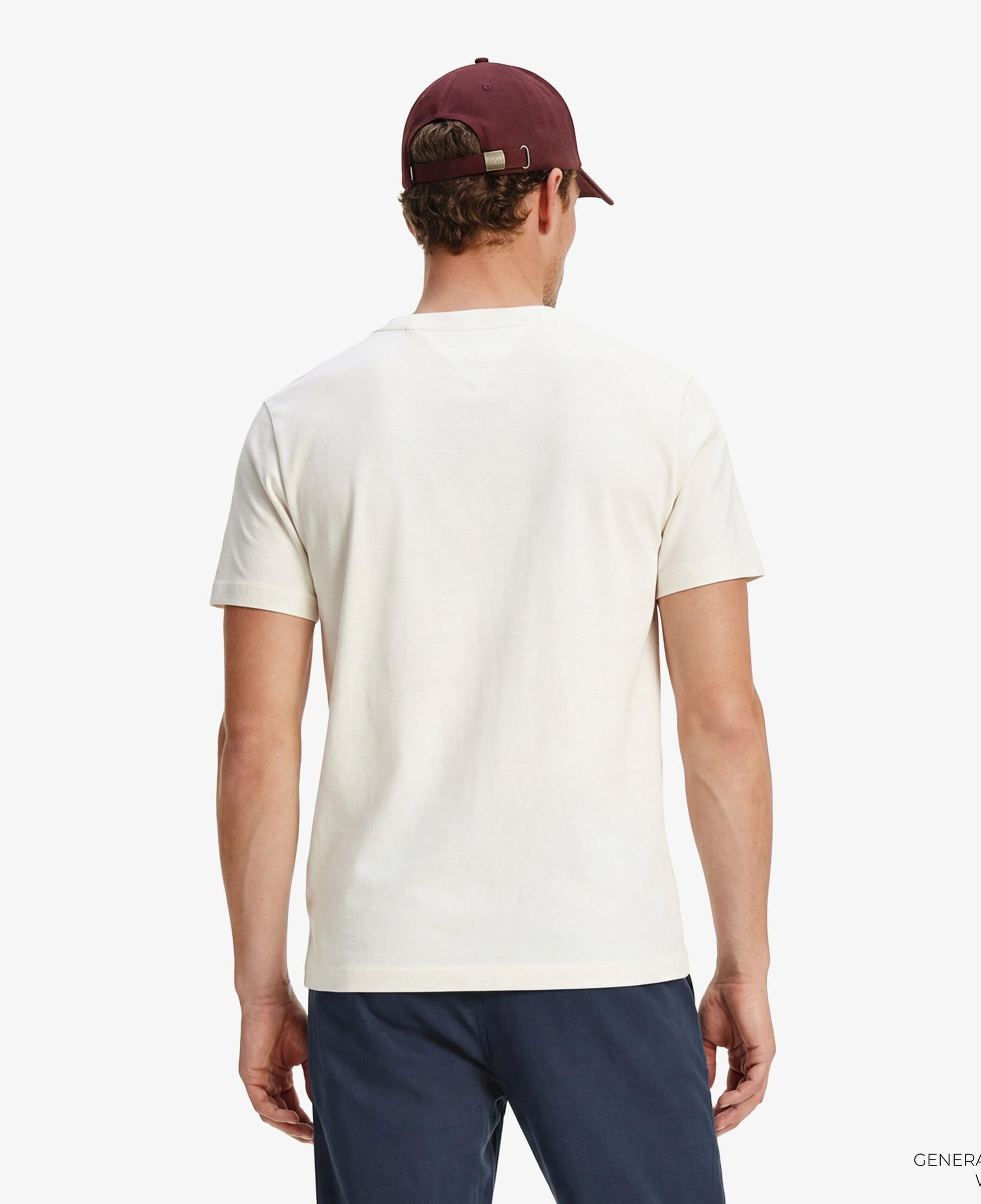 Tommy Hilfiger Moto Pack Erkek Krem Rengi T-Shirt