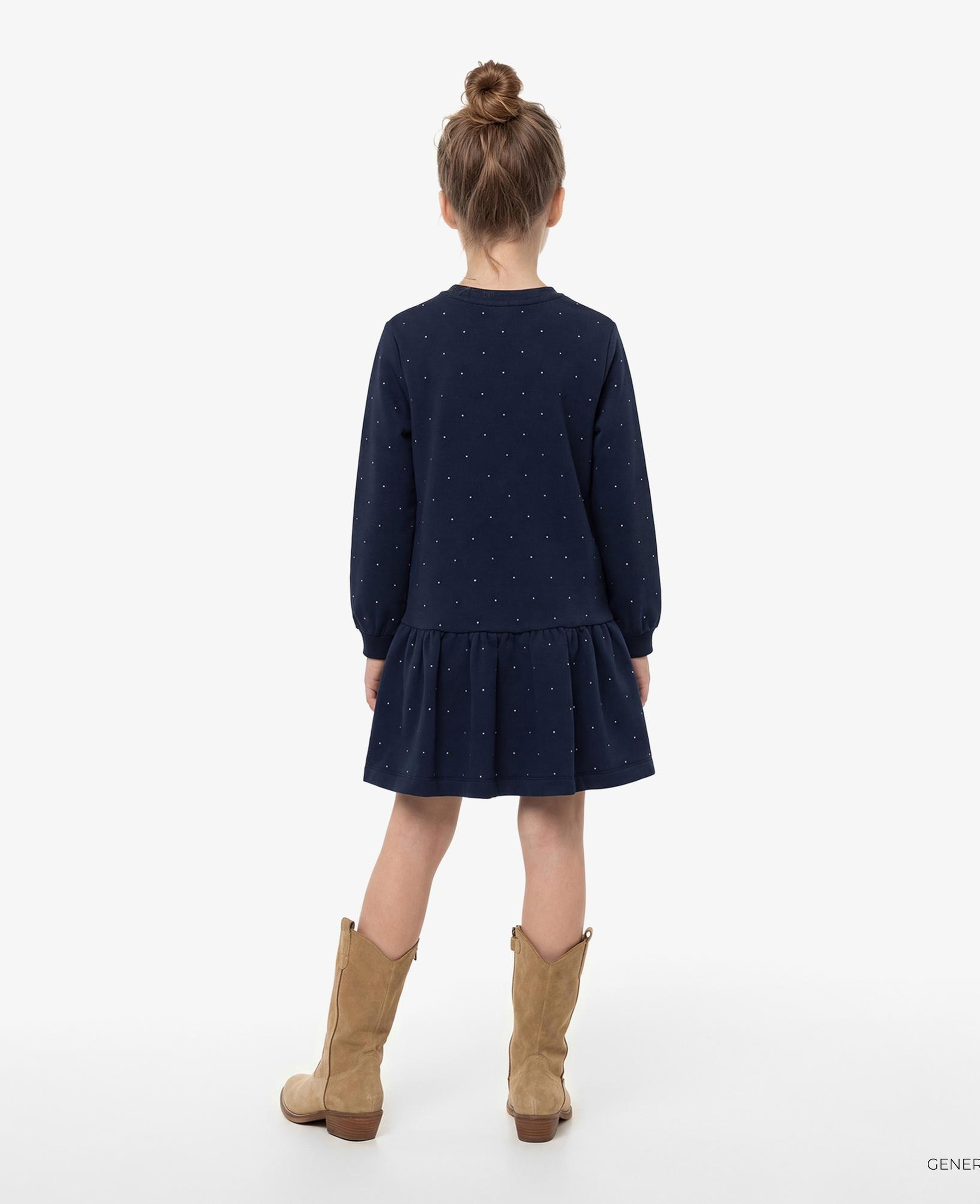 Tommy Hilfiger Festive Çocuk Lacivert Elbise