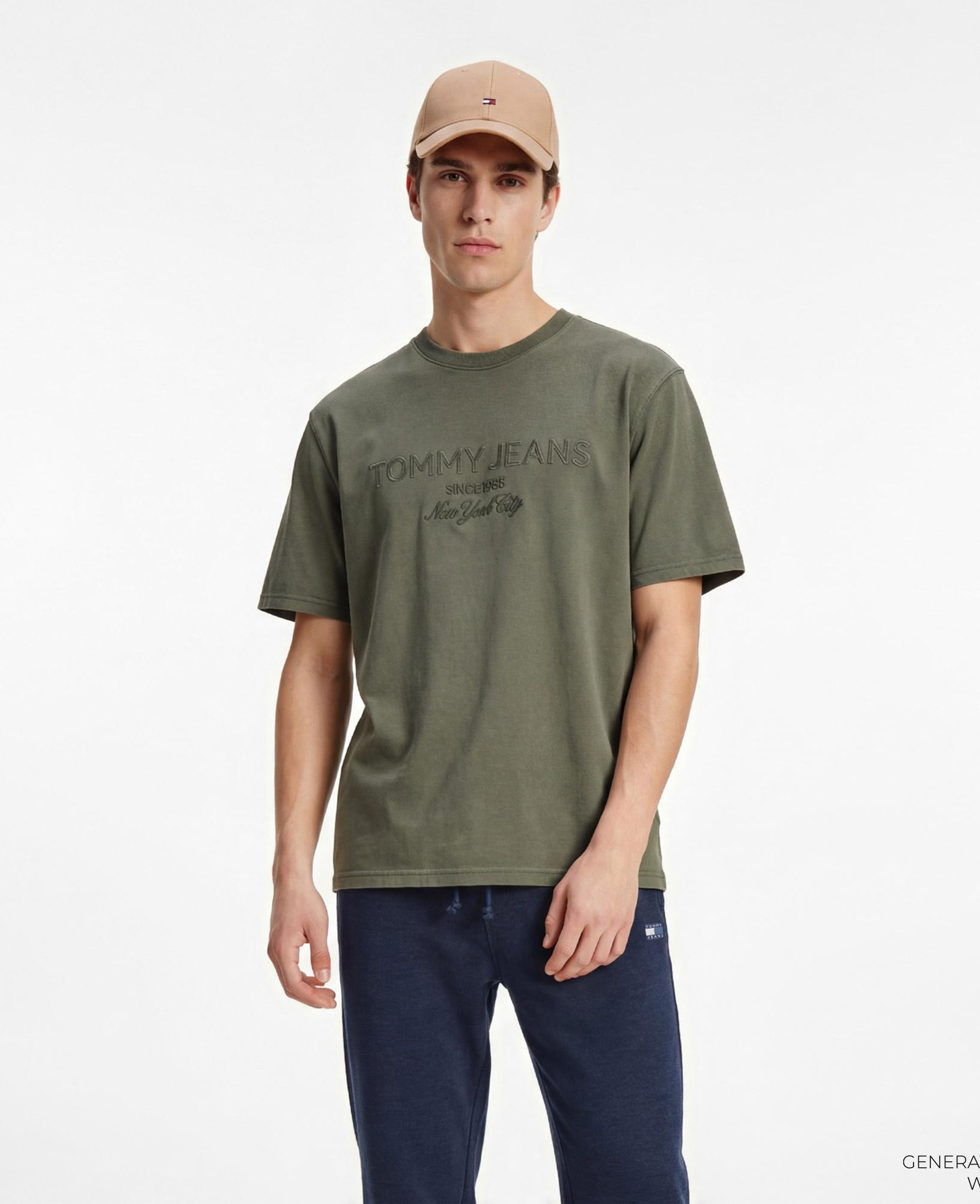Tommy Hilfiger New Classics Erkek Yeşil T-Shirt