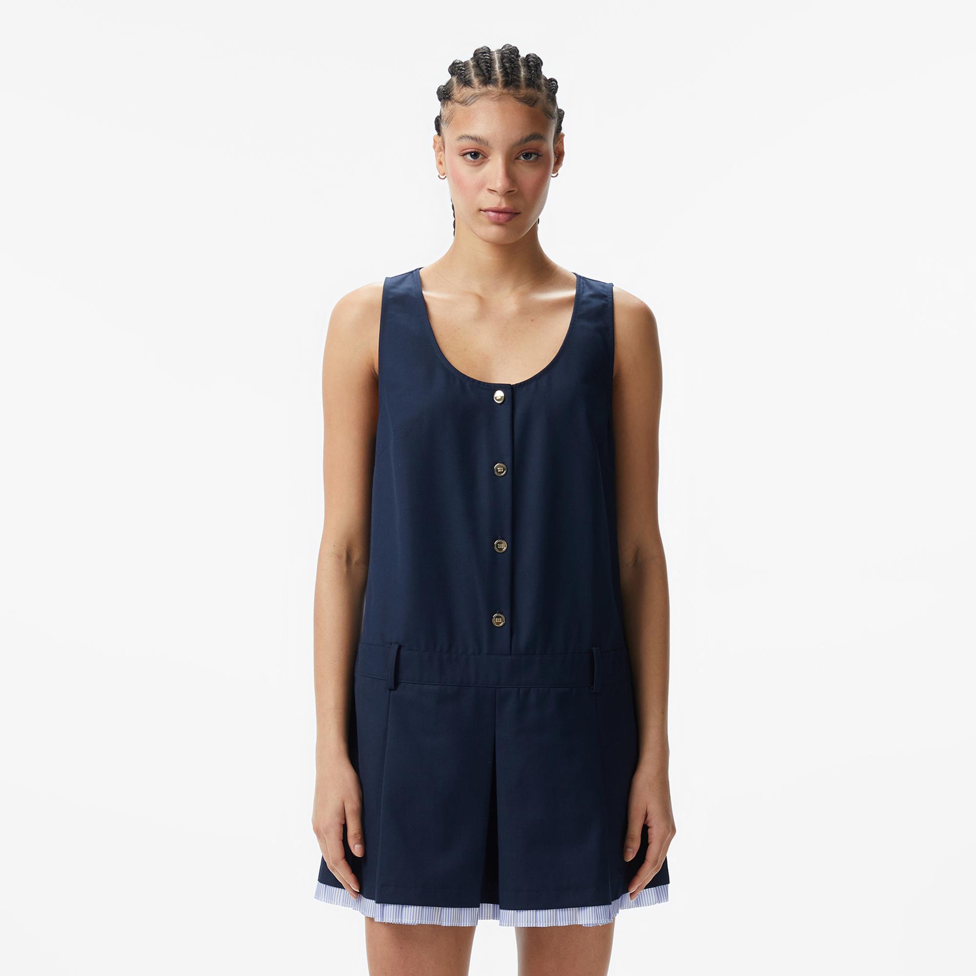 Tommy Hilfiger Varsity Kadın Lacivert Elbise