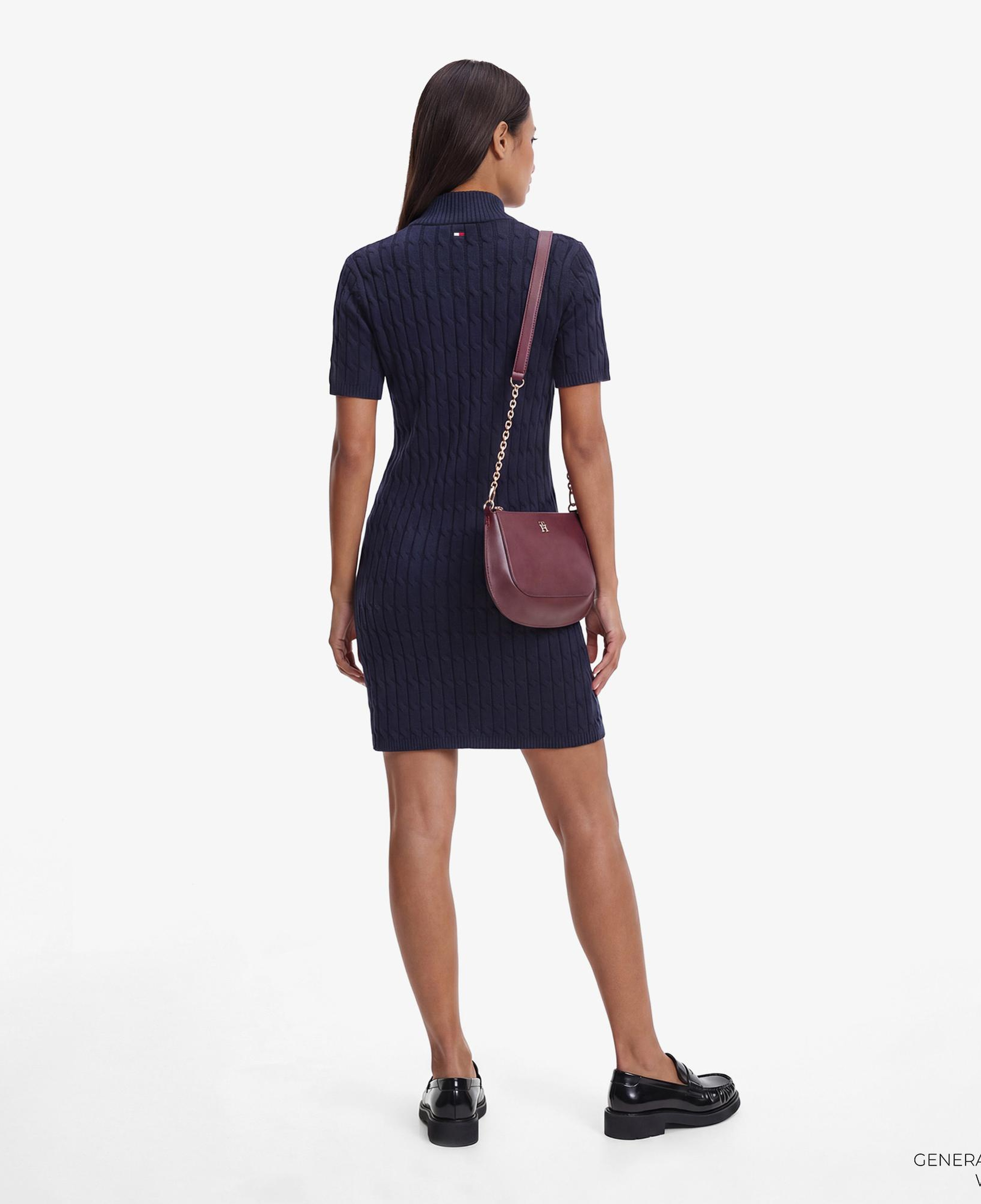 Tommy Hilfiger Mid Cable Kadın Lacivert Elbise