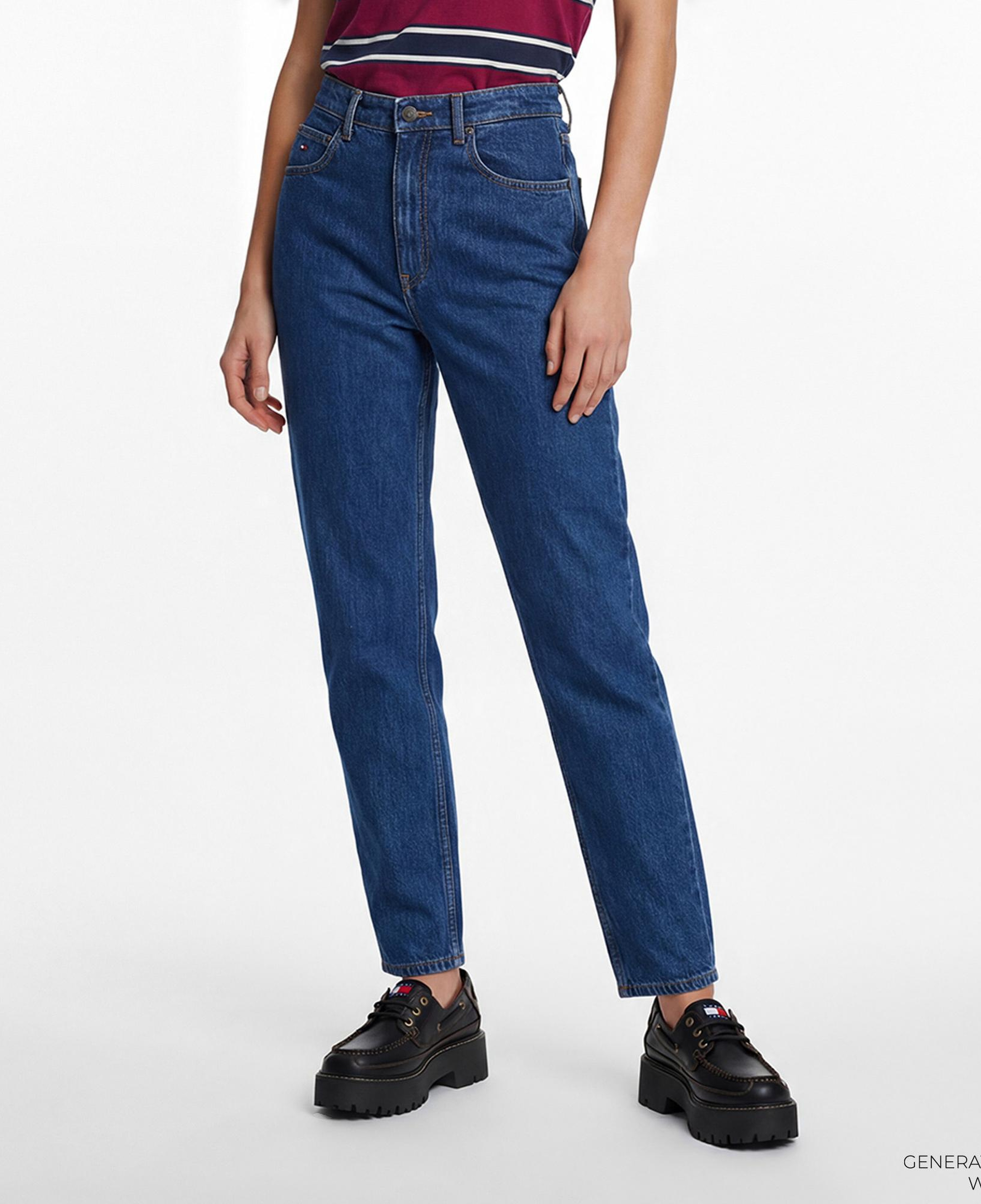 Tommy Hilfiger Denim Essentials Kadın Bordo T-Shirt