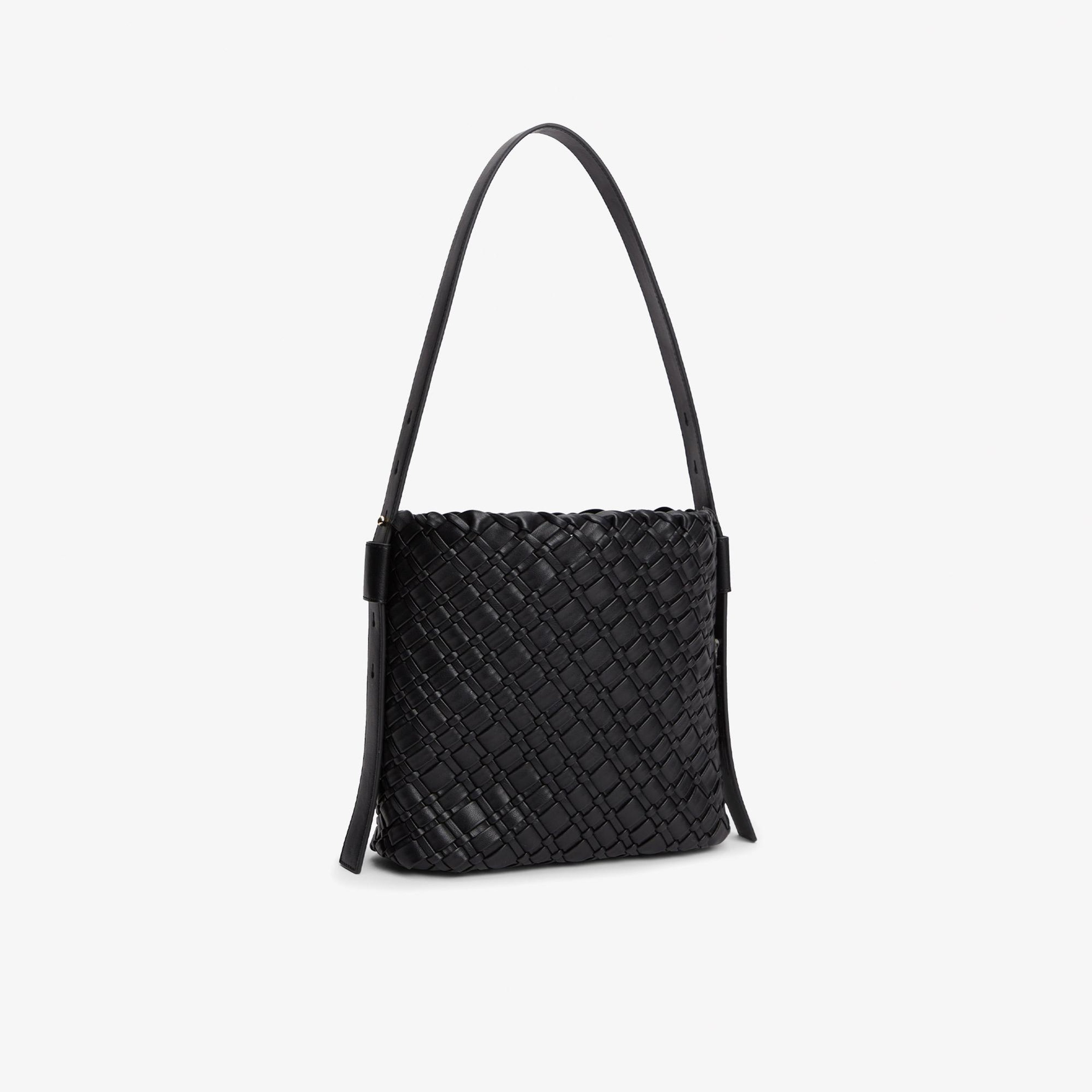 Tommy Hilfiger Braided Kadın Siyah Omuz Çantası