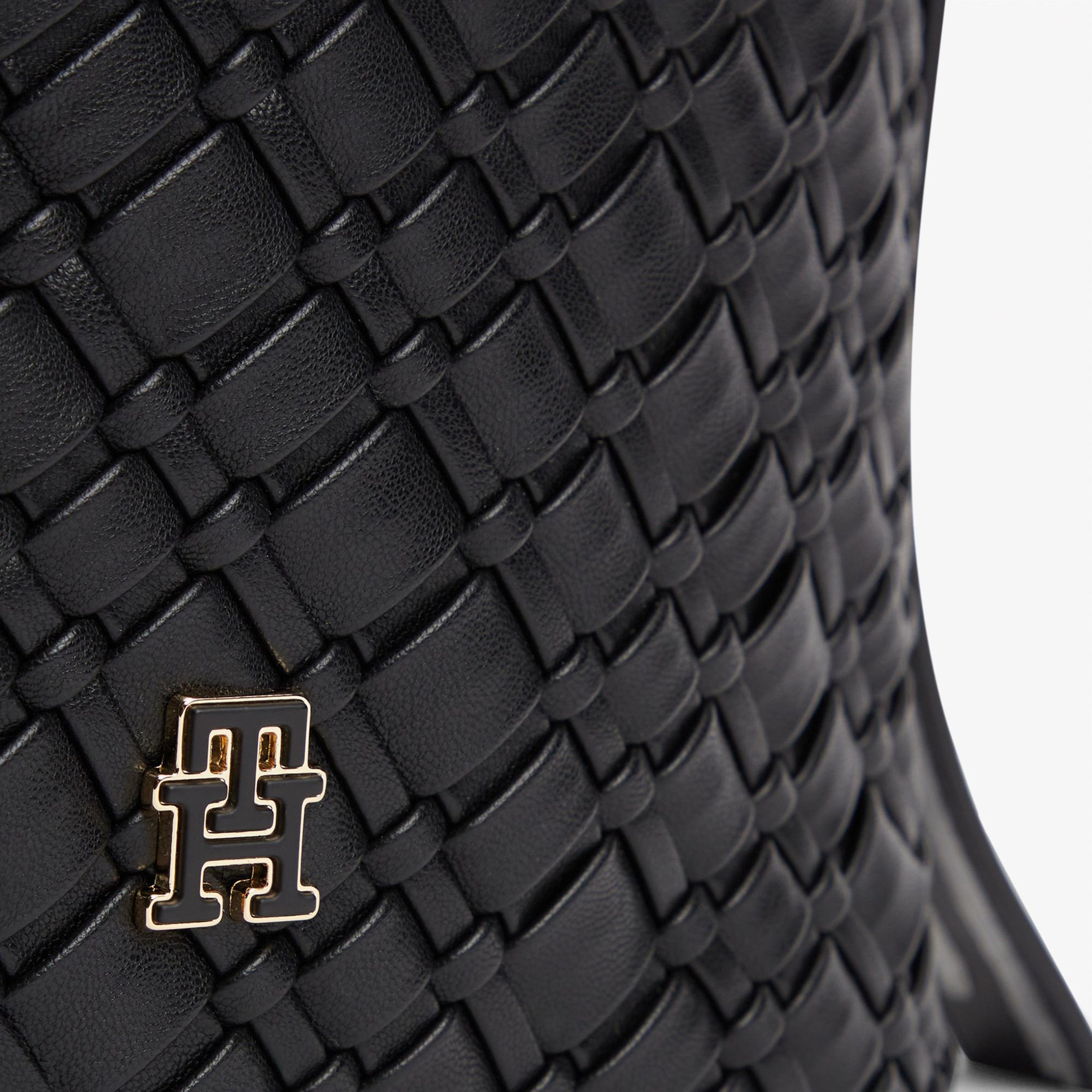 Tommy Hilfiger Braided Kadın Siyah Omuz Çantası