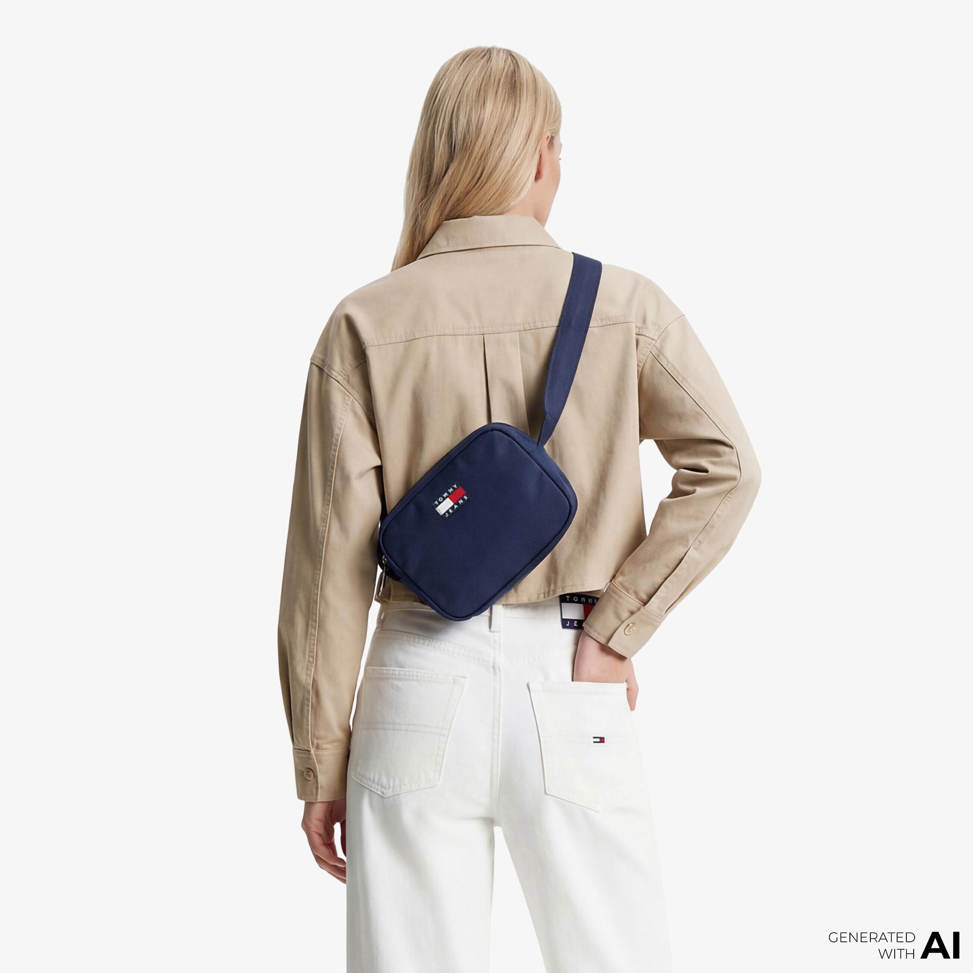 Tommy Hilfiger Modern Prep Kadın Bej Gömlek