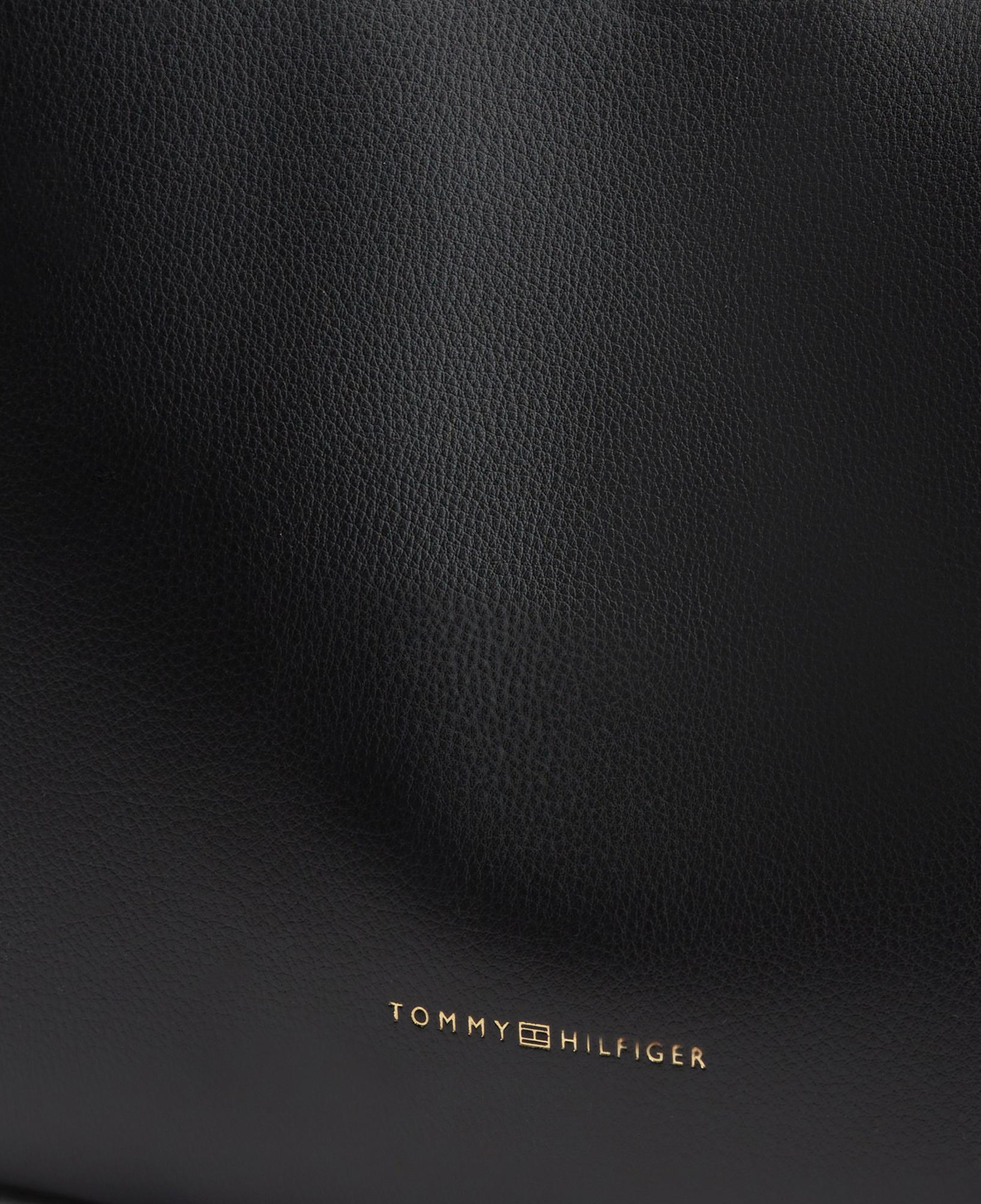 Tommy Hilfiger Logo Kadın Siyah El Çantası