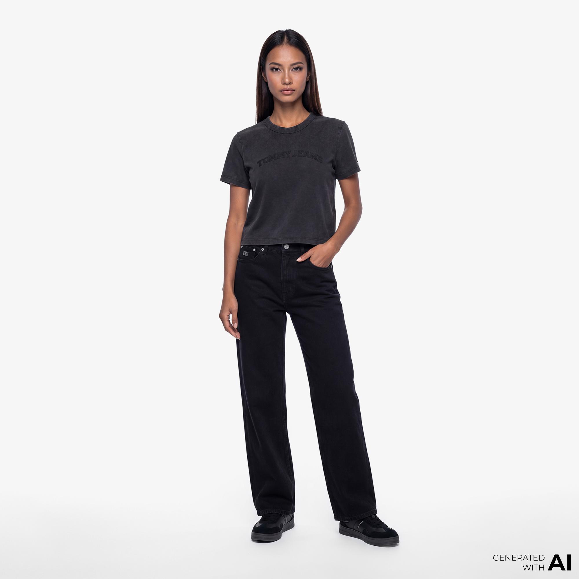 Tommy Hilfiger Imagined Black Kadın Lacivert Jean