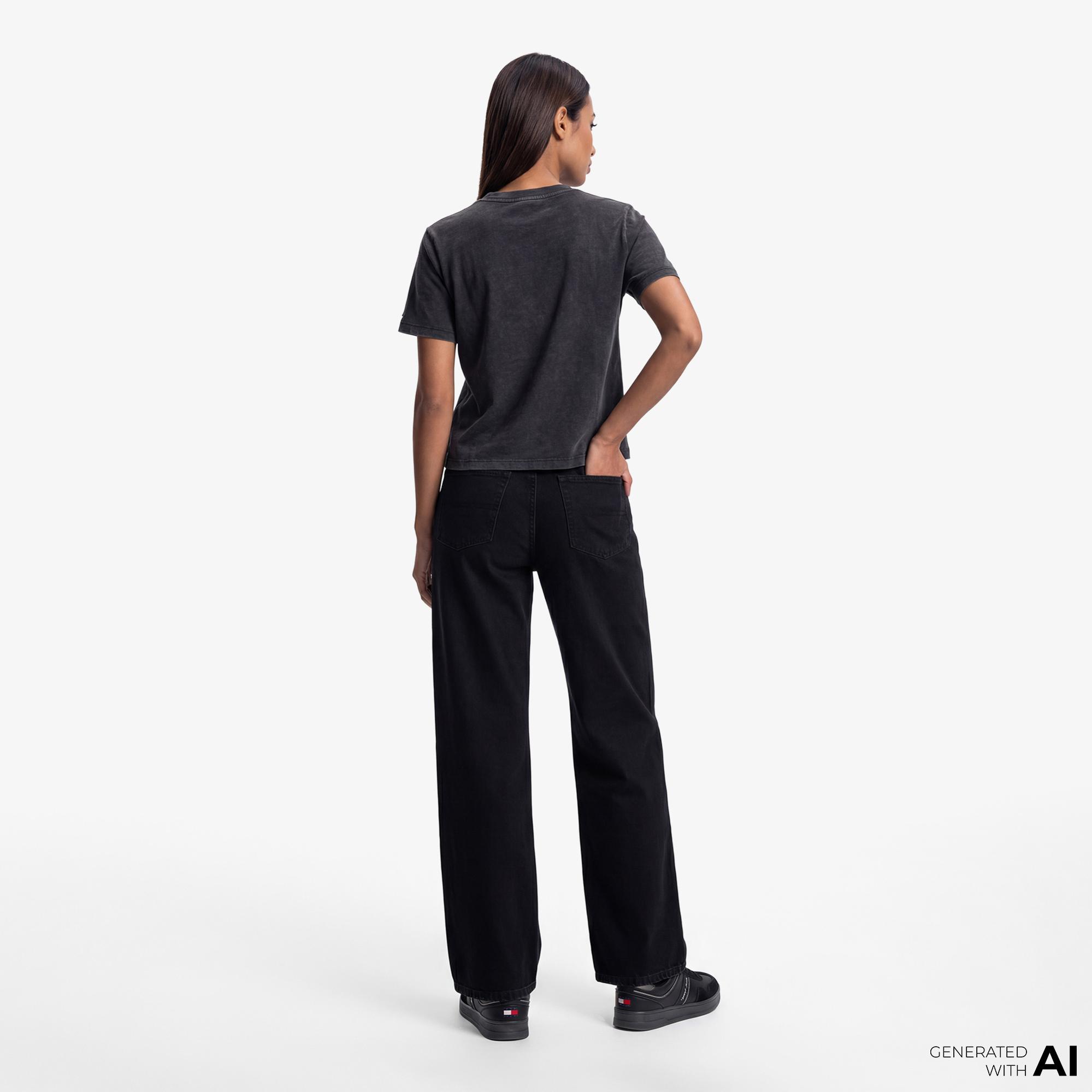 Tommy Hilfiger Imagined Black Kadın Lacivert Jean