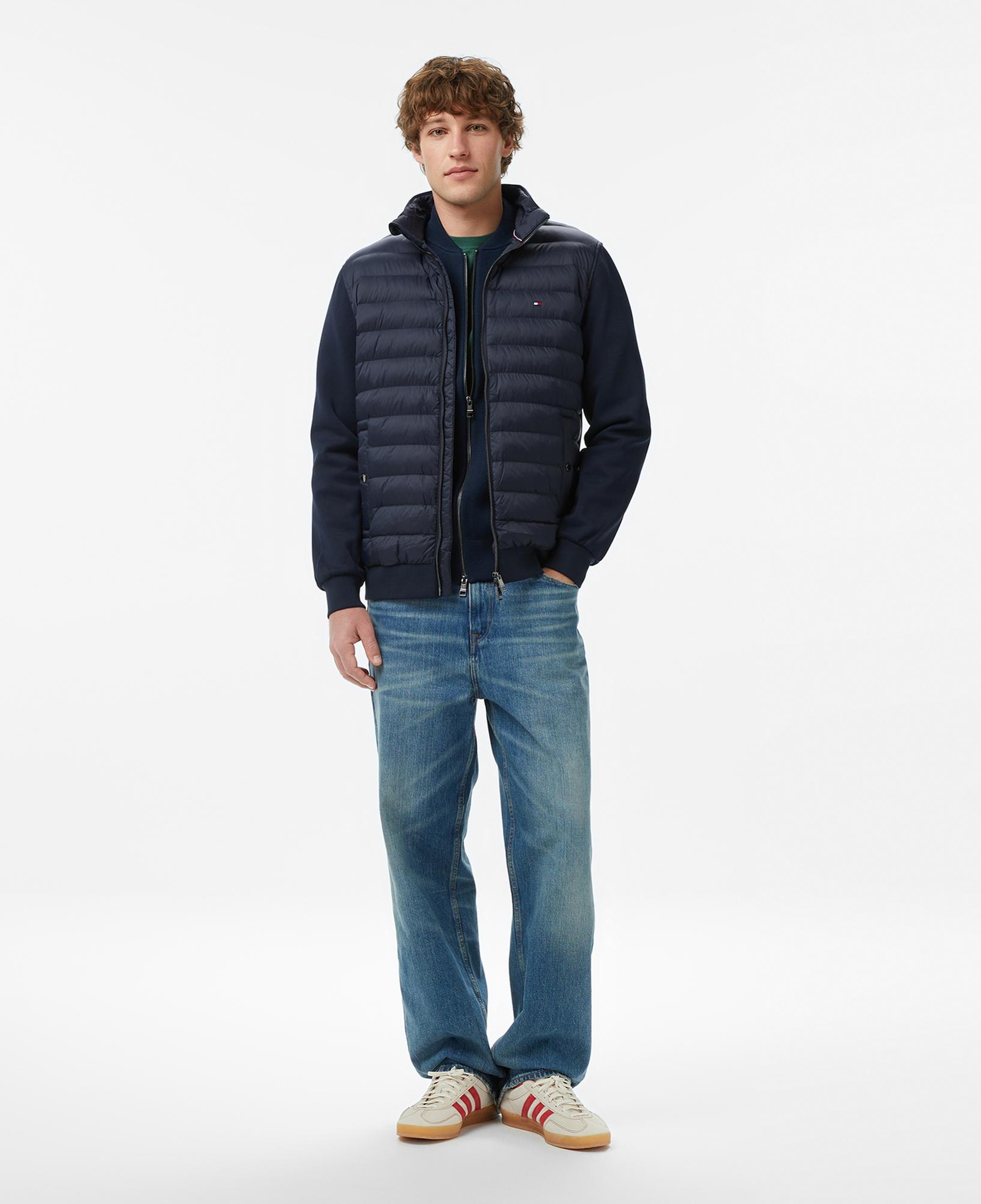 Tommy Hilfiger Mixed Media Erkek Lacivert Eşofman Üstü