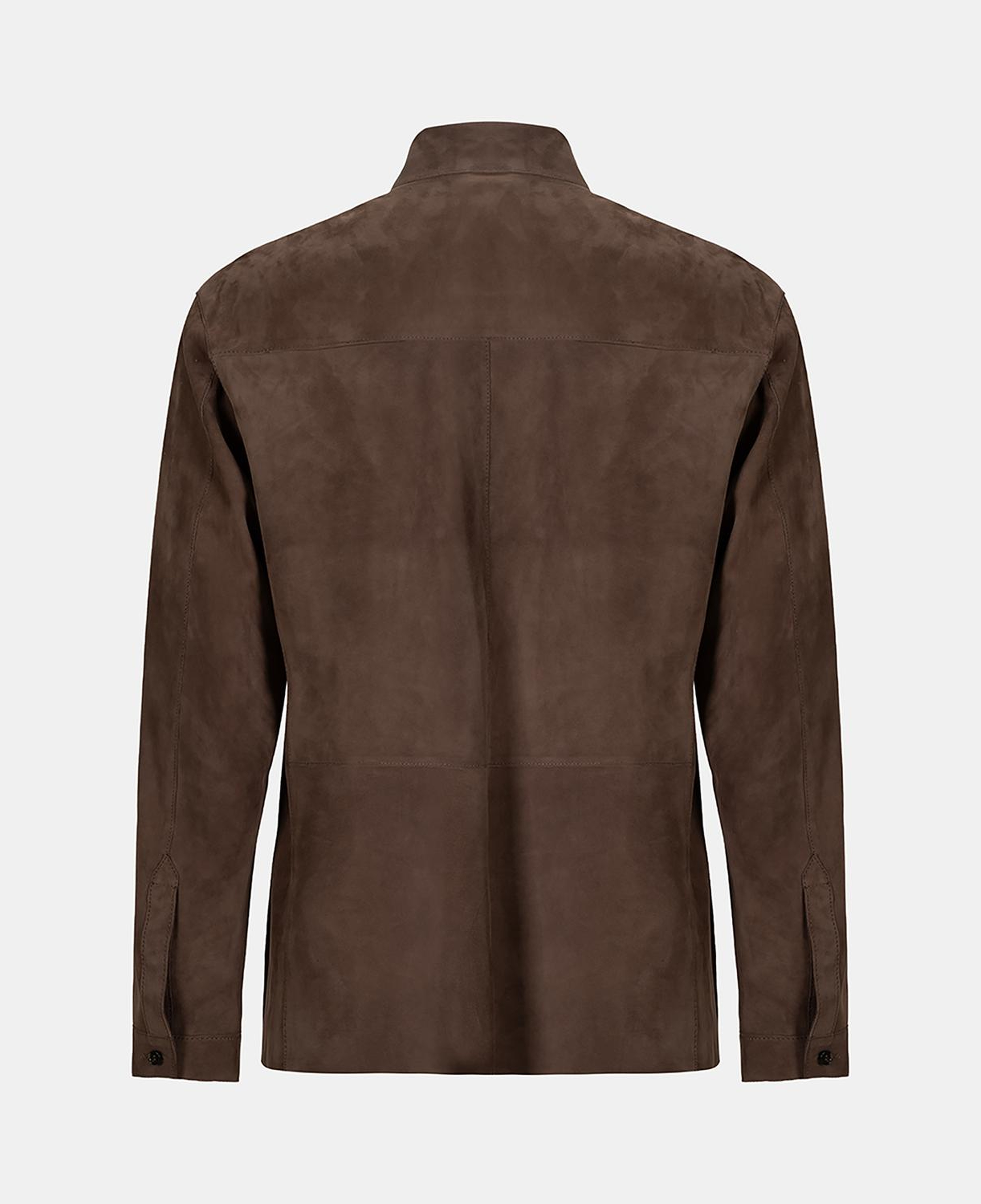 Erkek Kahve Süet Gömlek