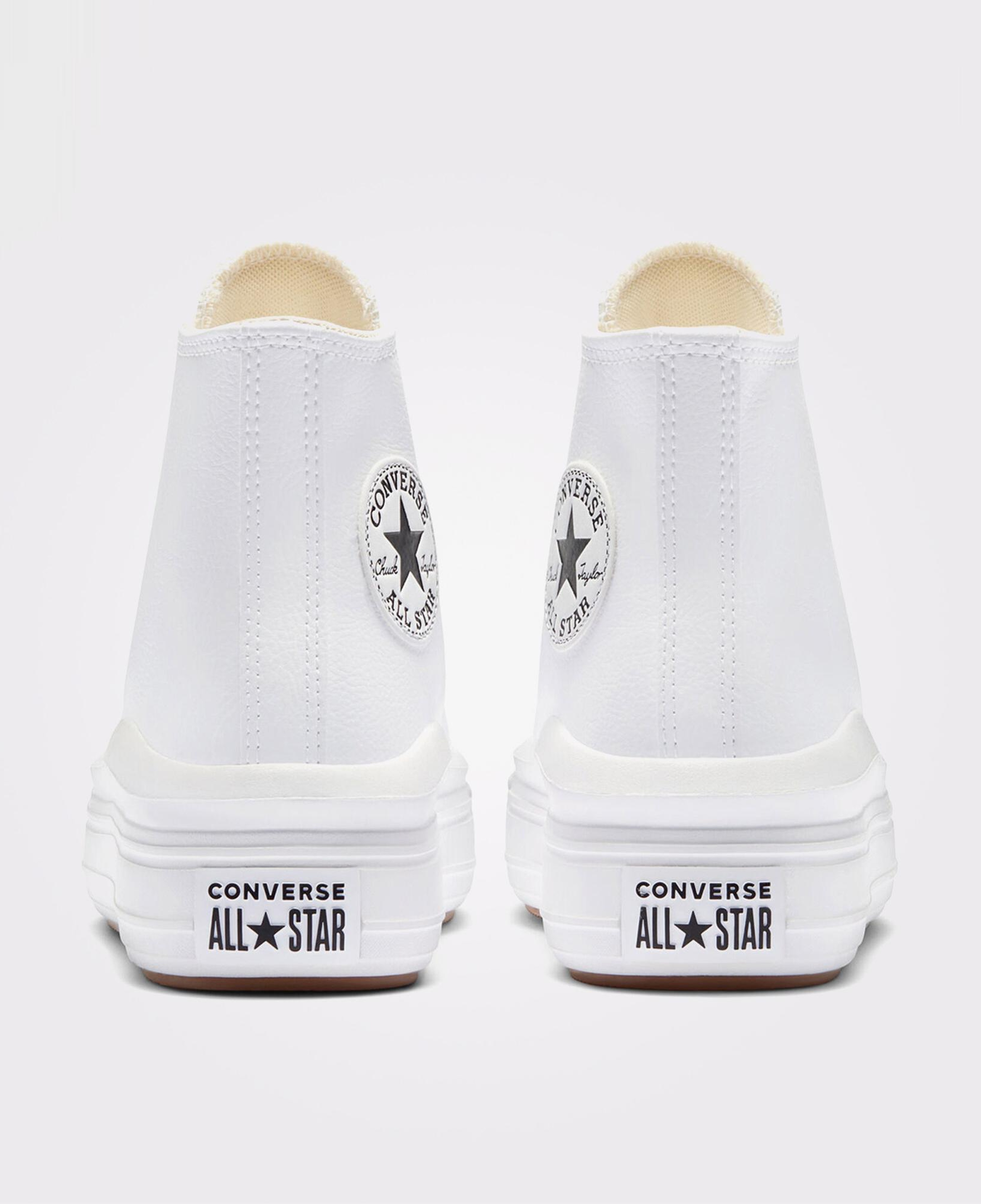 Converse Chuck Taylor All Star Move Platform Foundational Leather Kadın Beyaz Sneaker