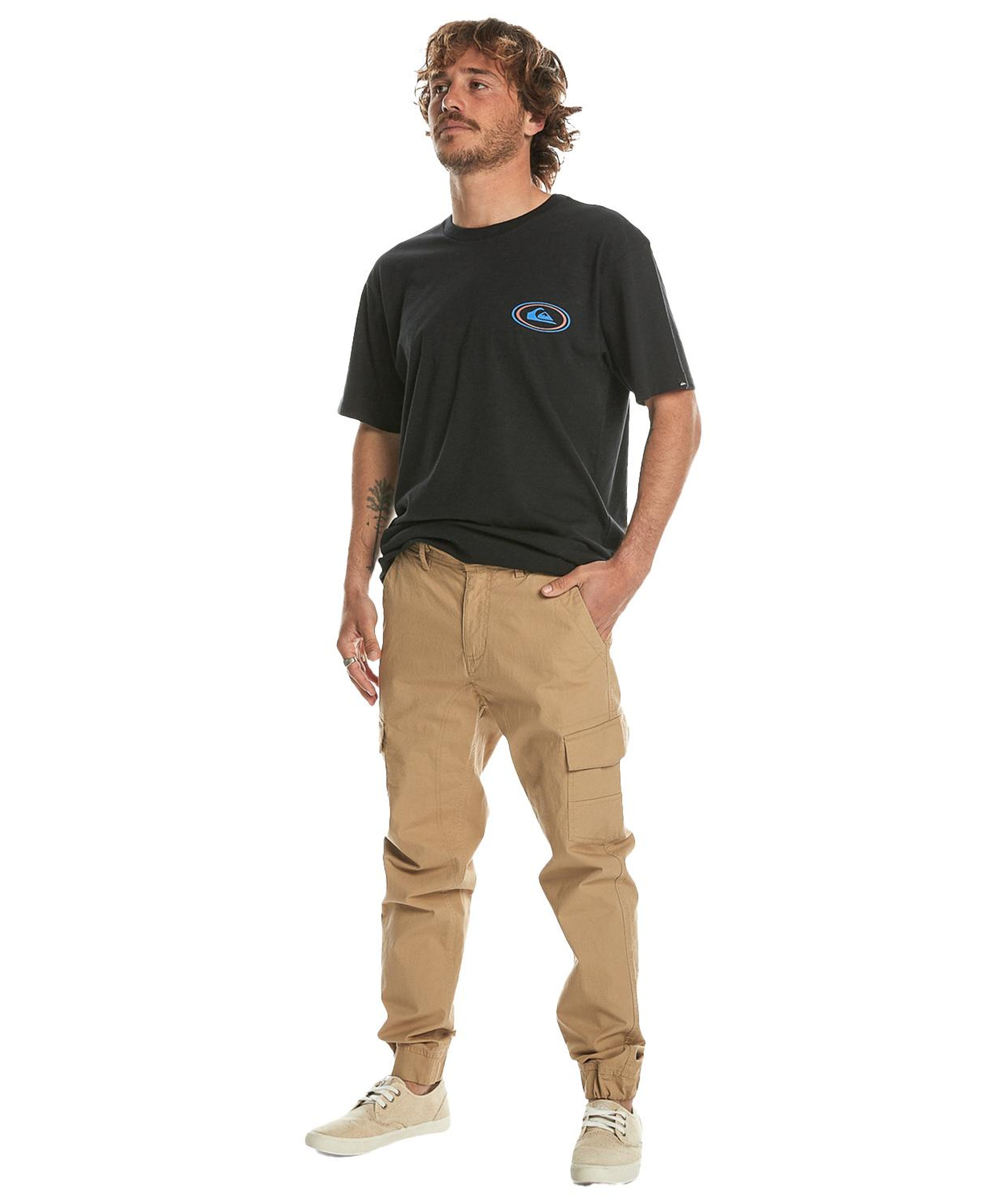 Quiksilver Mw Cuffed Cargo Erkek Bej Pantolon