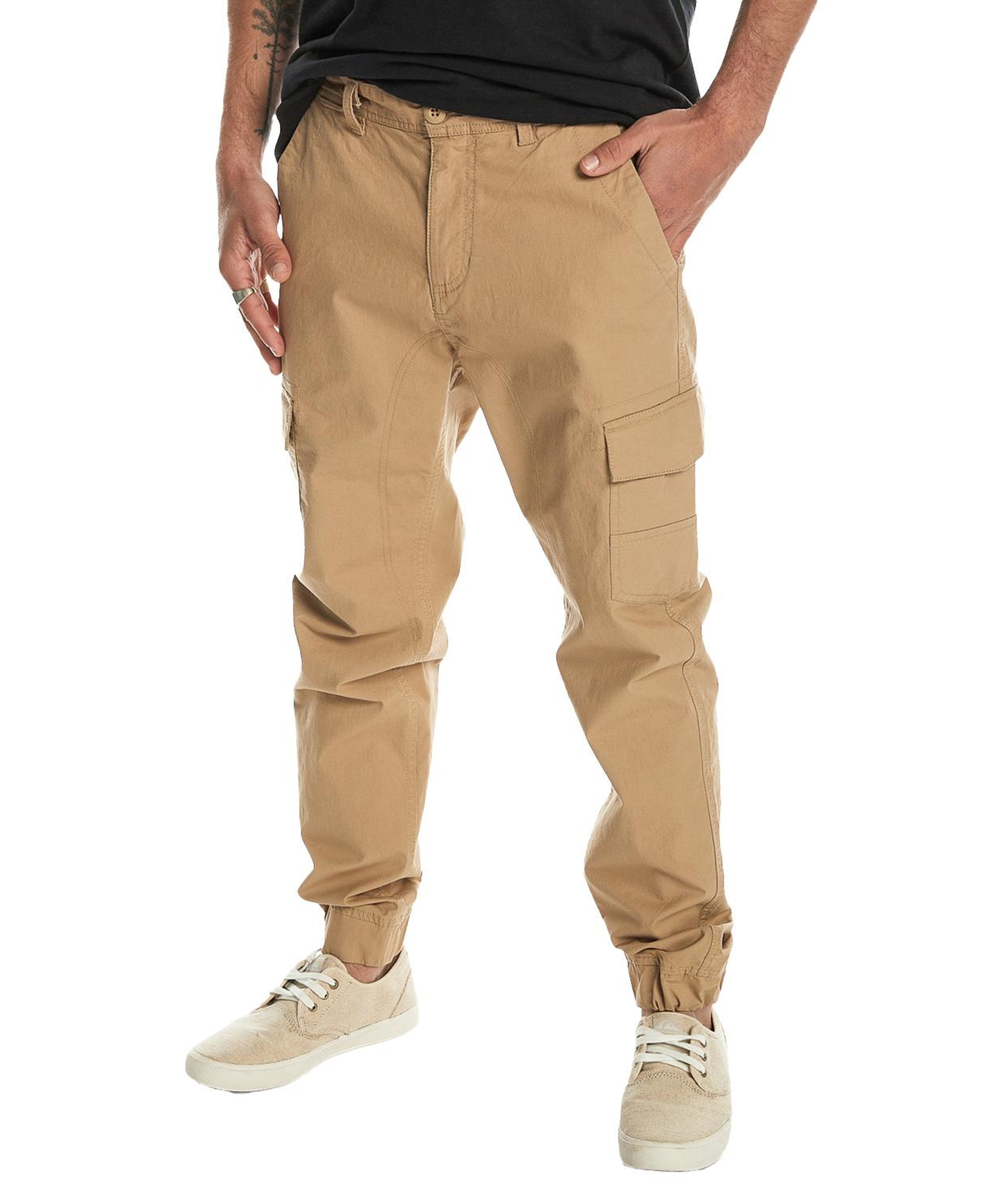 Quiksilver Mw Cuffed Cargo Erkek Bej Pantolon