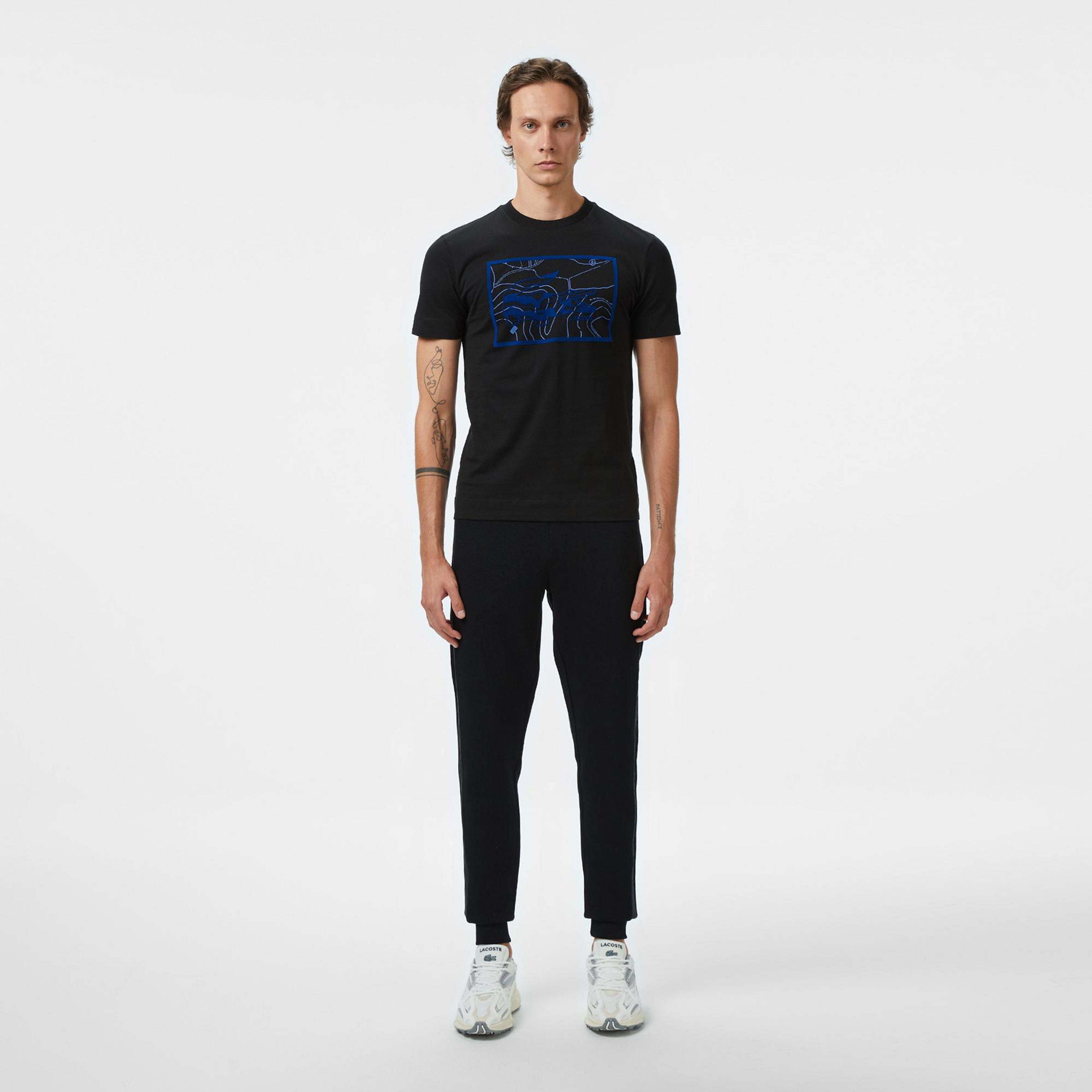 Lacoste Erkek Classic Fit Siyah Eşofman Altı