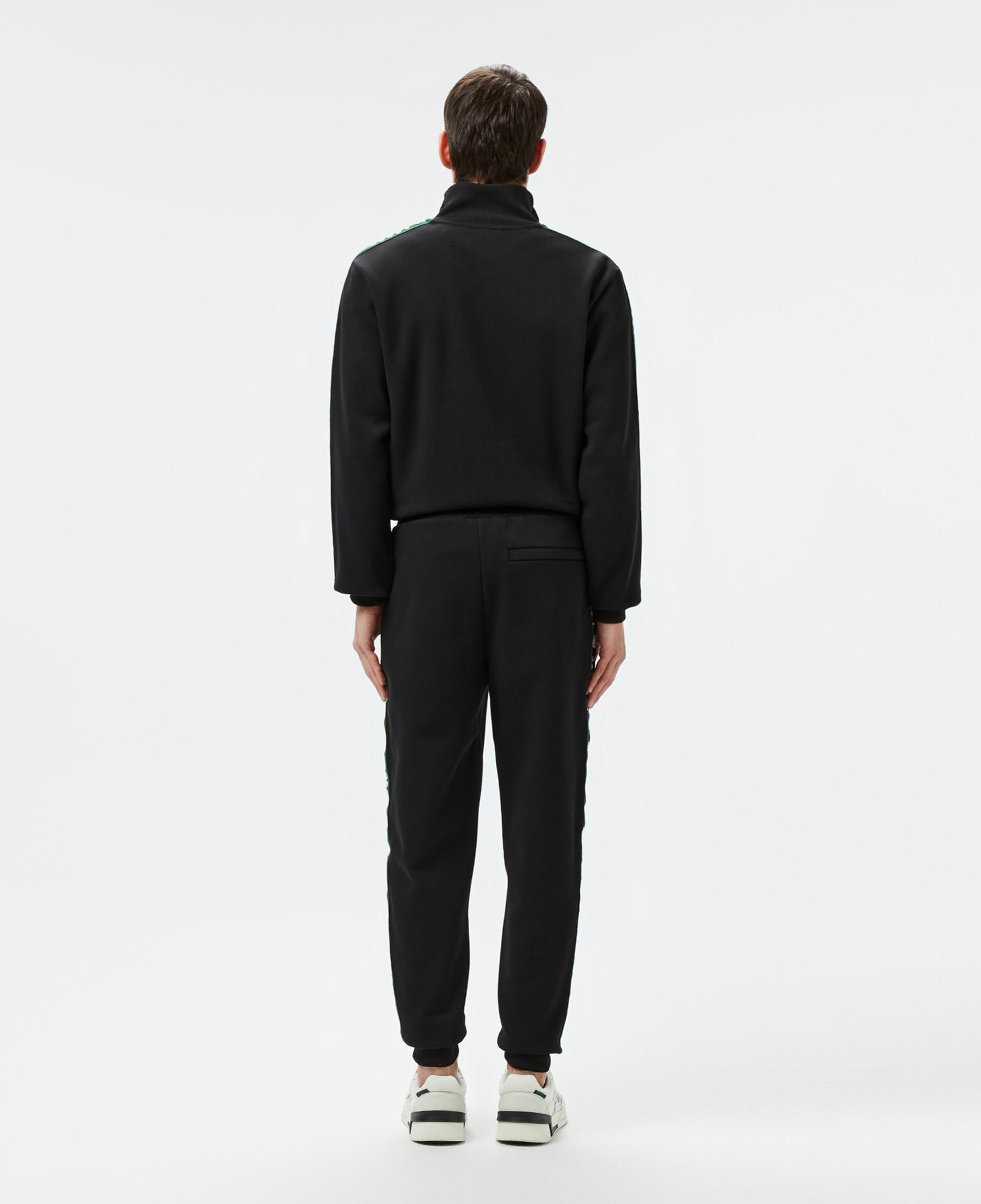 Lacoste Erkek Regular Fit Baskılı Siyah Eşofman Altı