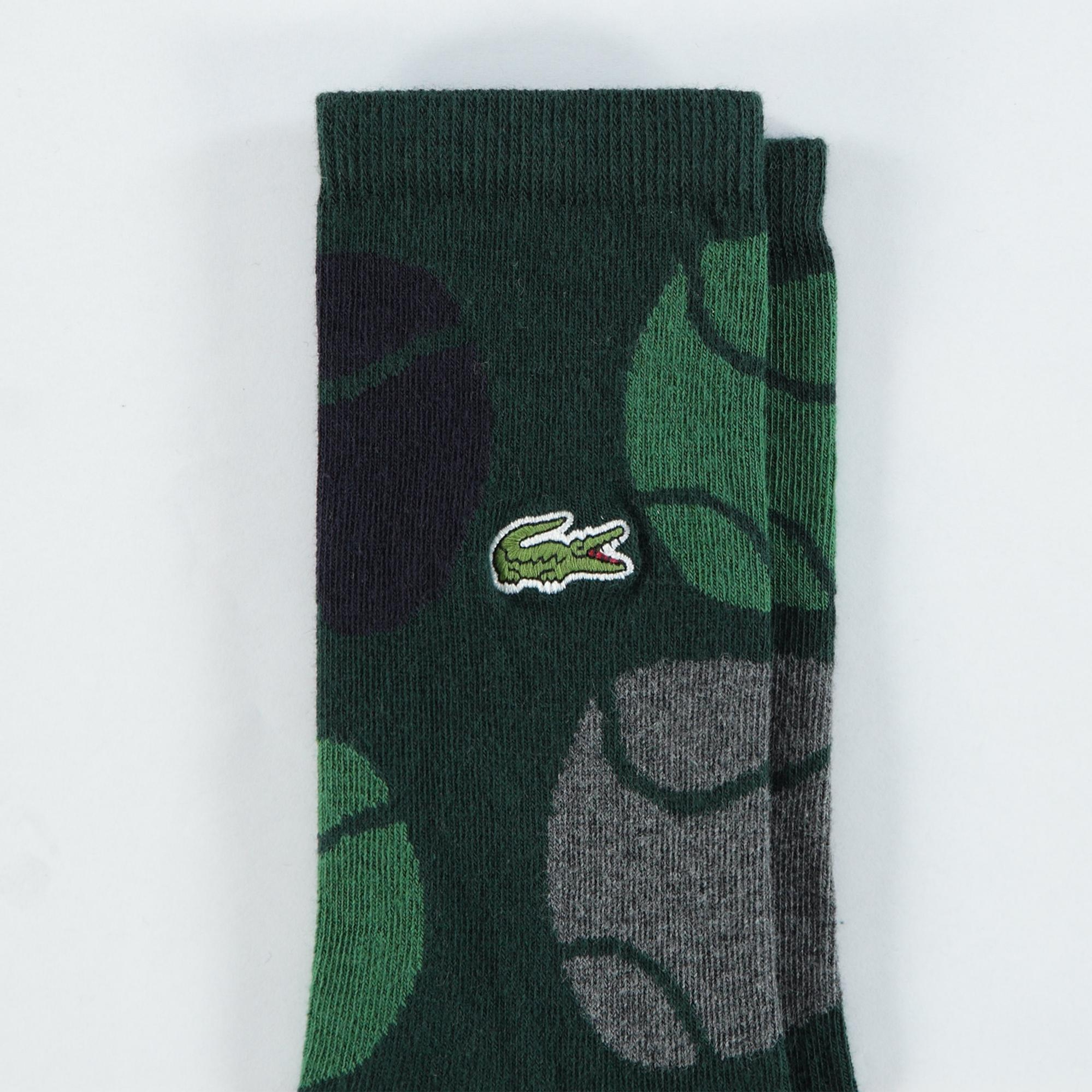 Lacoste Unisex Koyu Yeşil Çorap