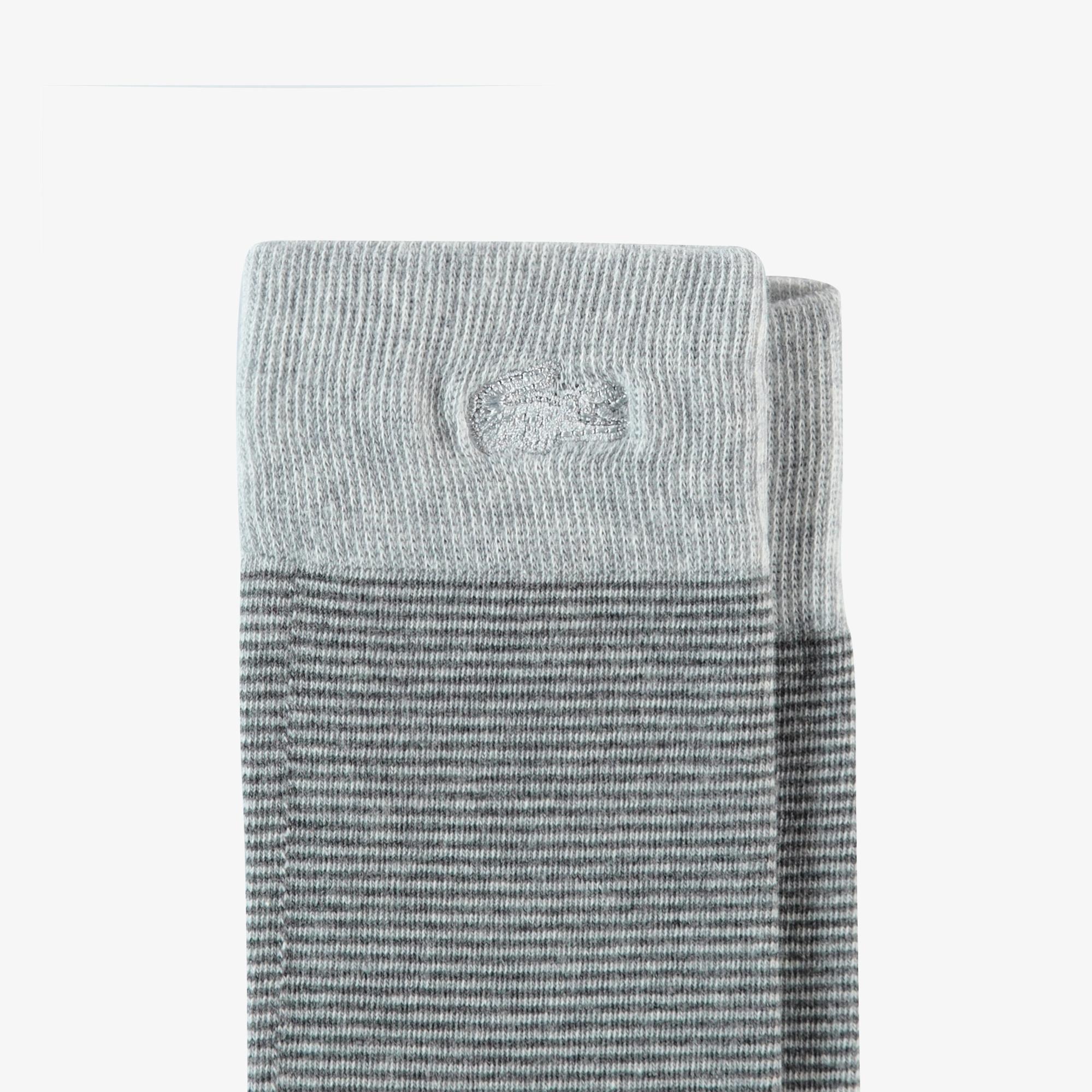 Lacoste Erkek Çizgili Gri Çorap