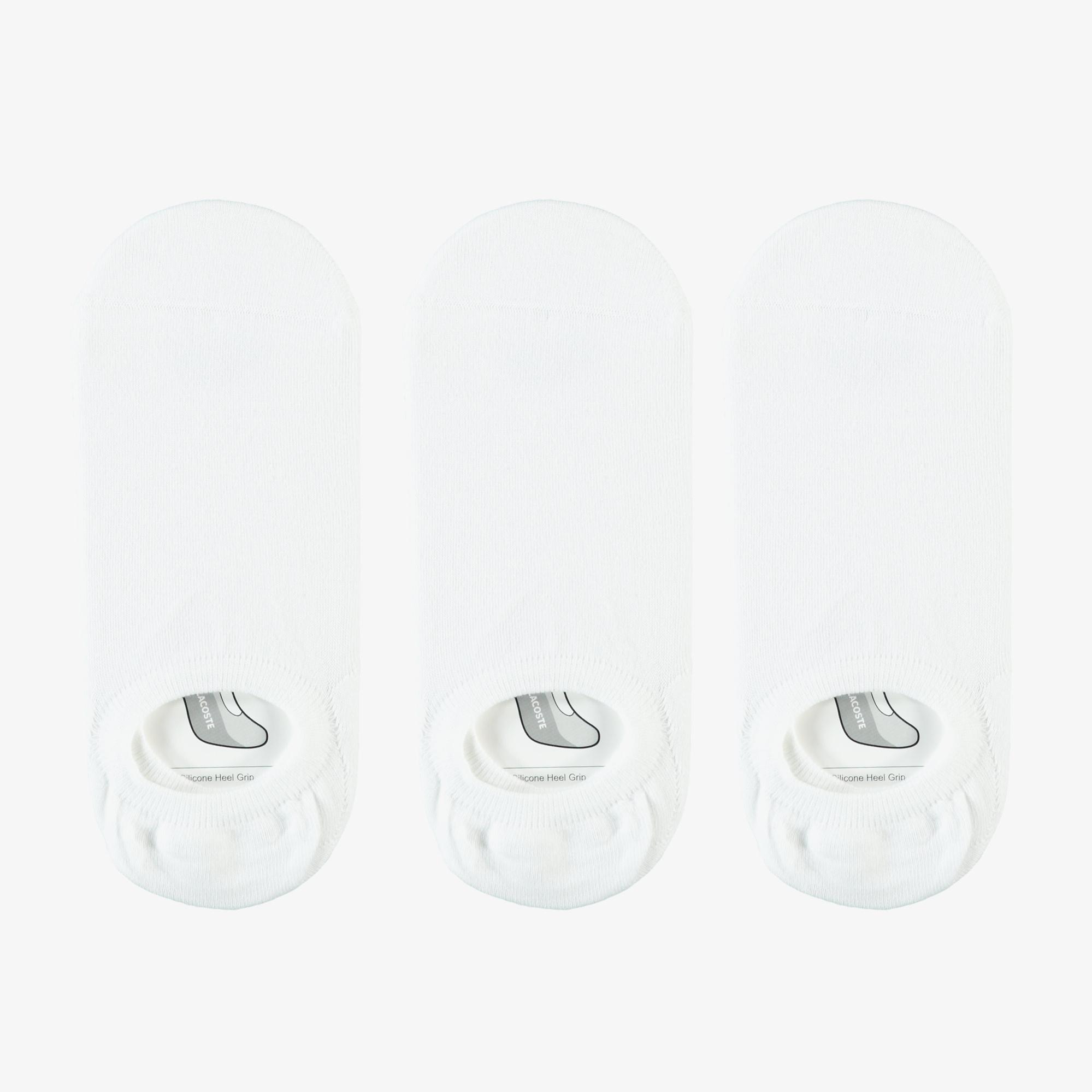 Lacoste Unisex 3'lü Beyaz Çorap