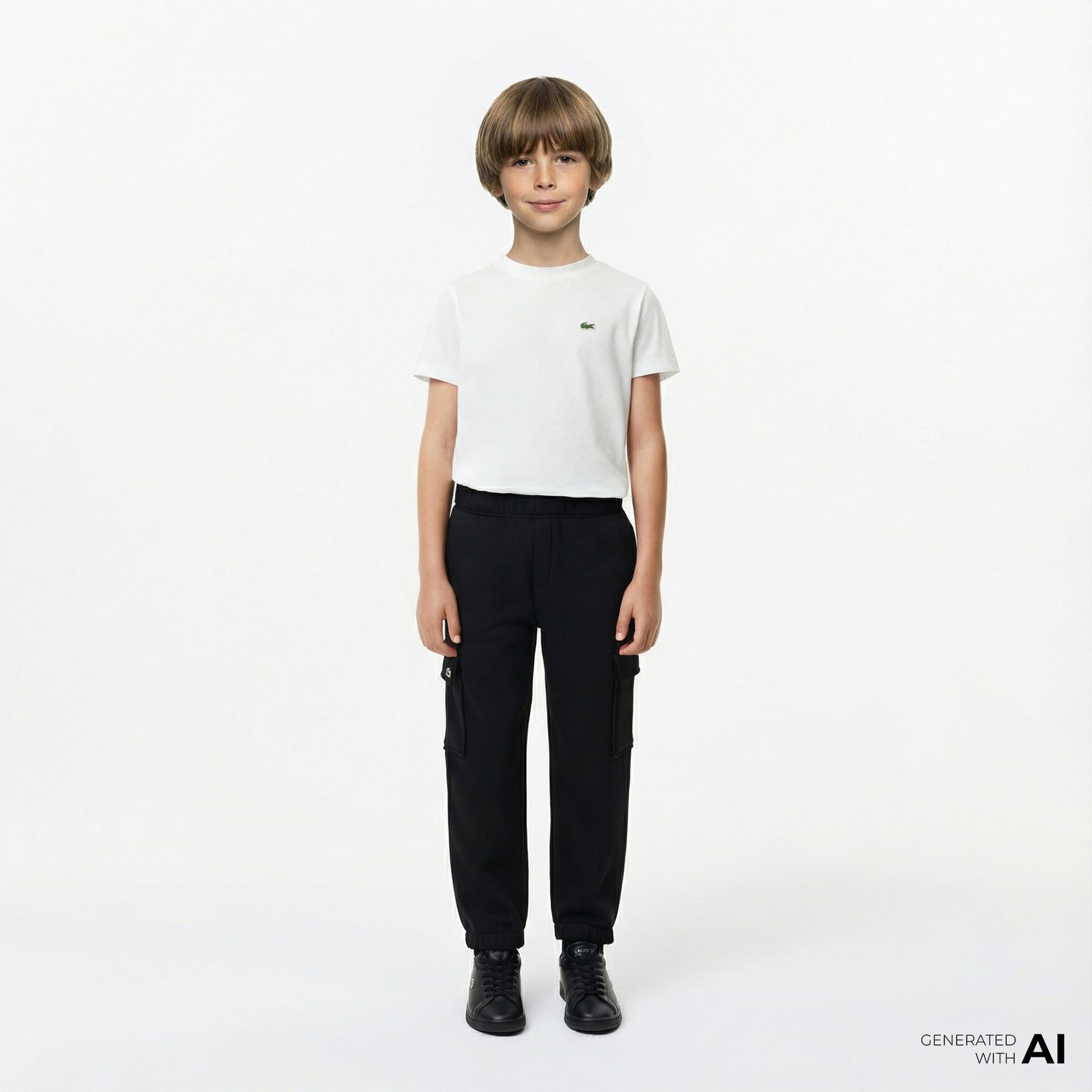 Lacoste Erkek Çocuk Siyah Eşofman Altı