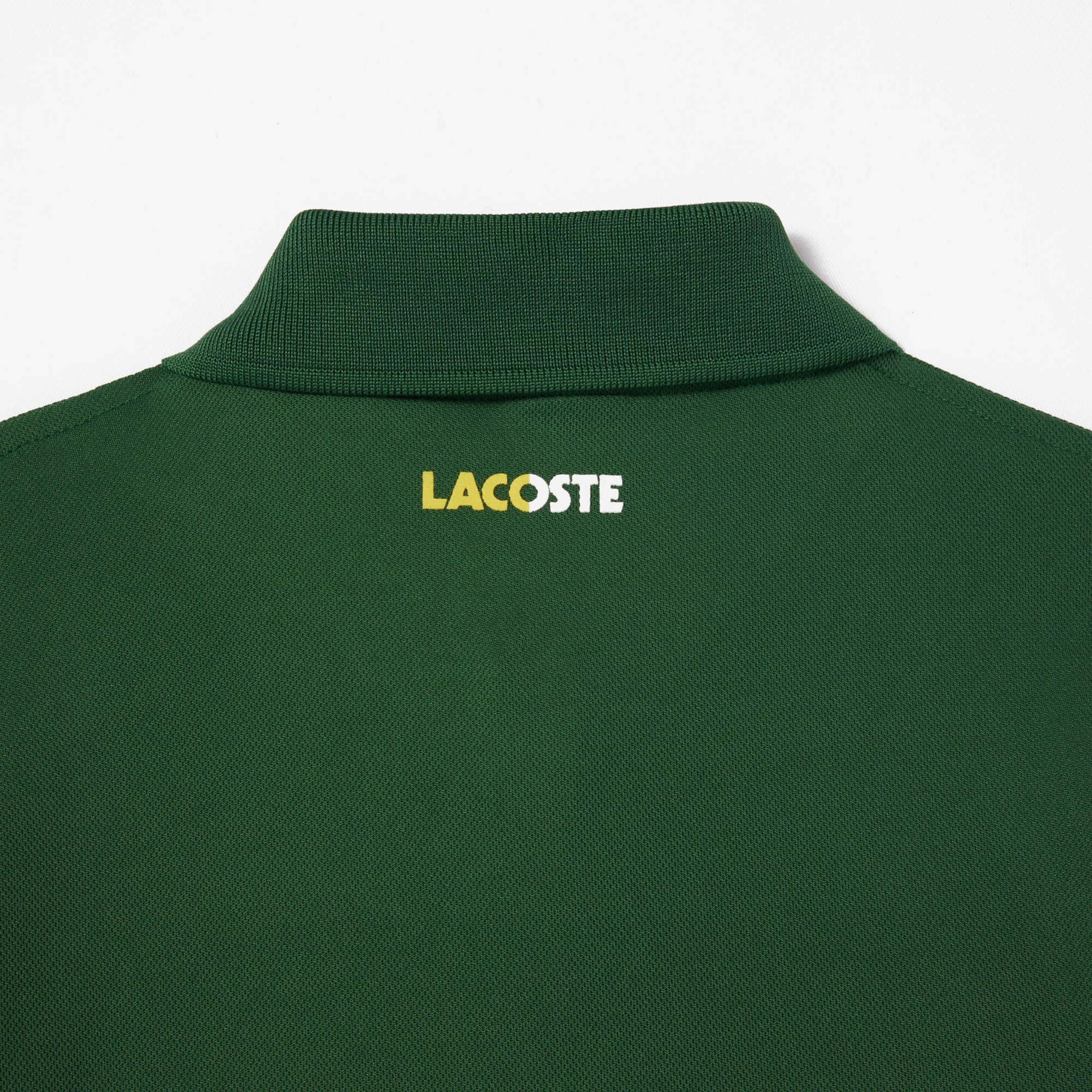Lacoste Çocuk Renk Bloklu Yeşil Polo