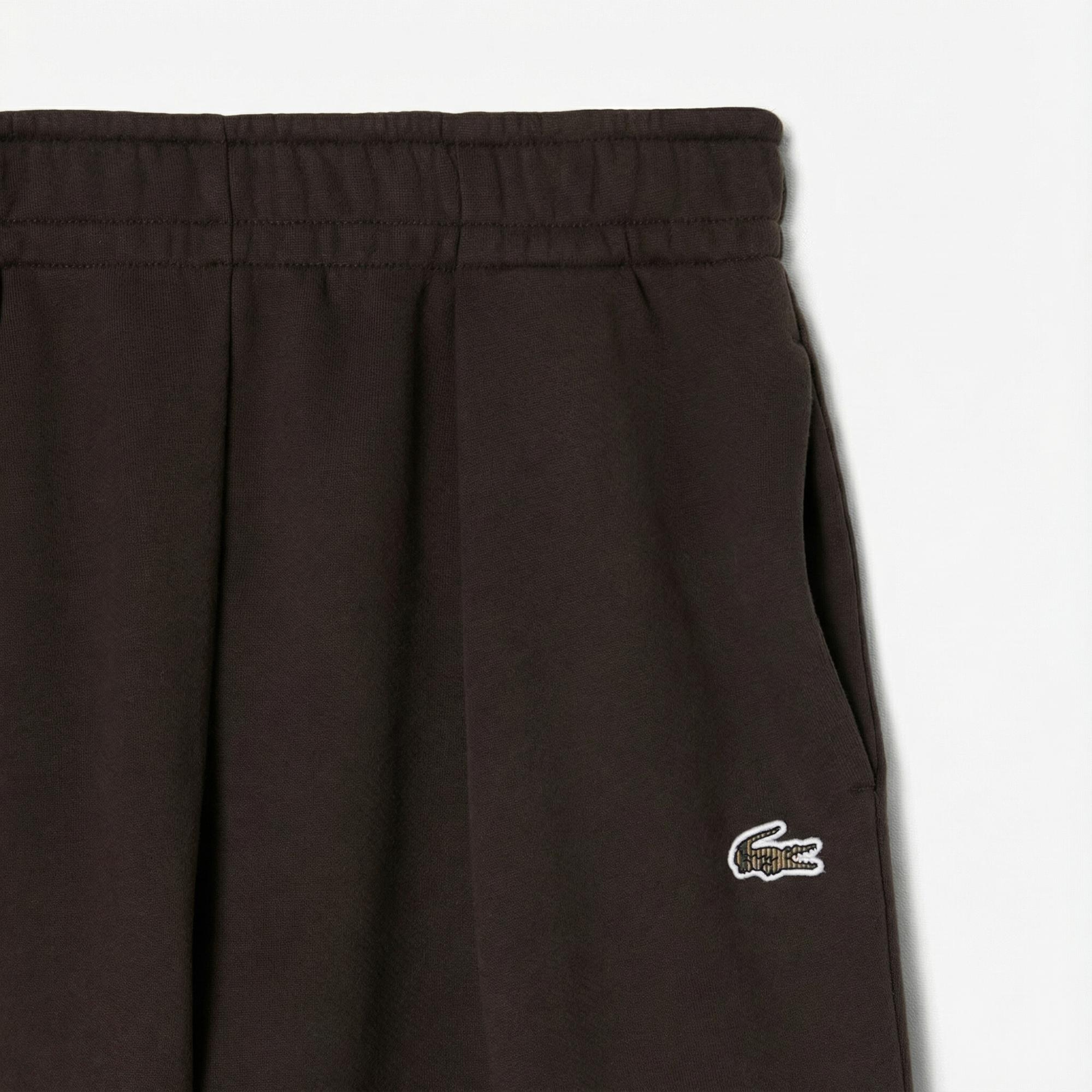 Lacoste Kadın Wide Leg Kahverengi Eşofman Altı