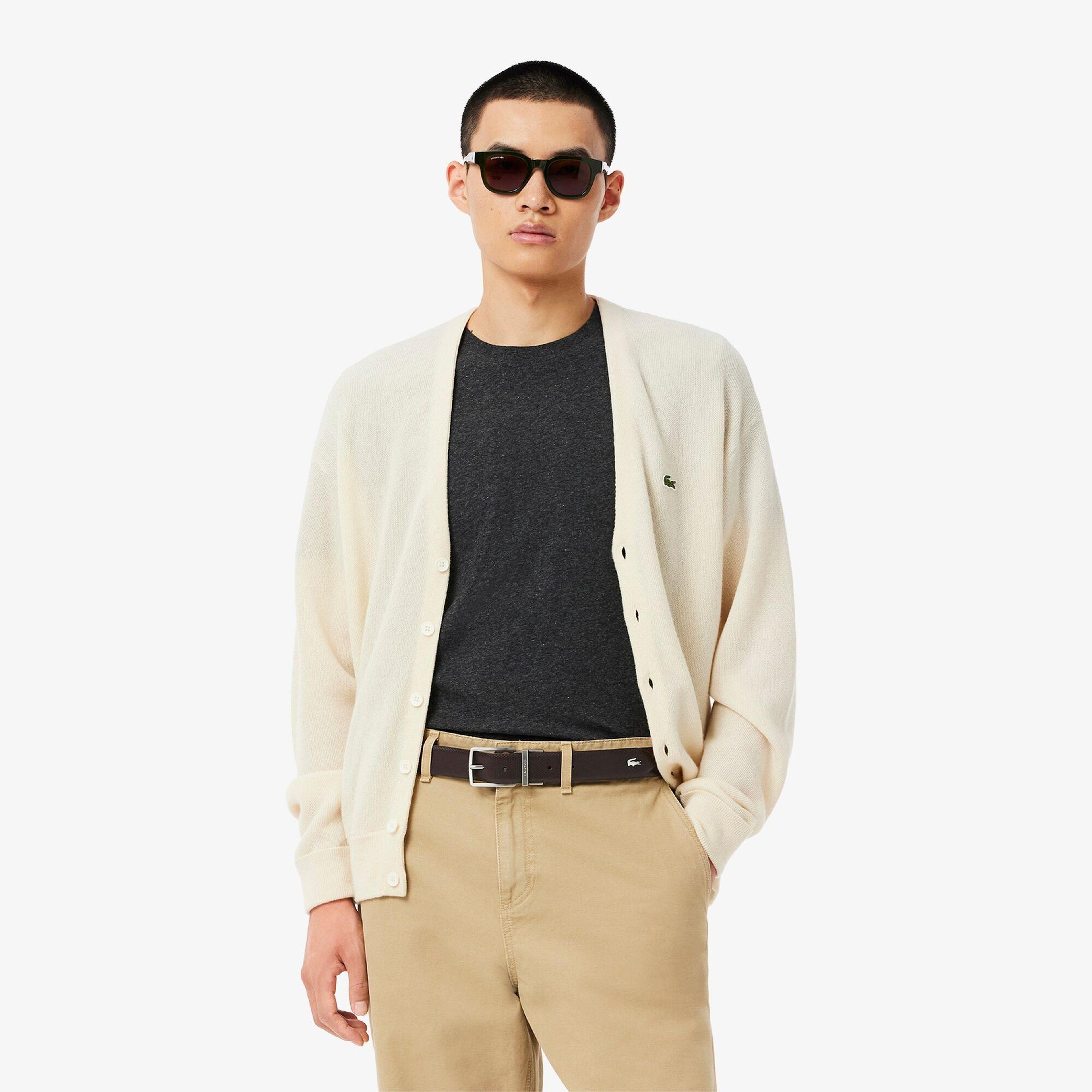 Lacoste Elegance Erkek Çift Taraflı Deri Kahverengi Kemer