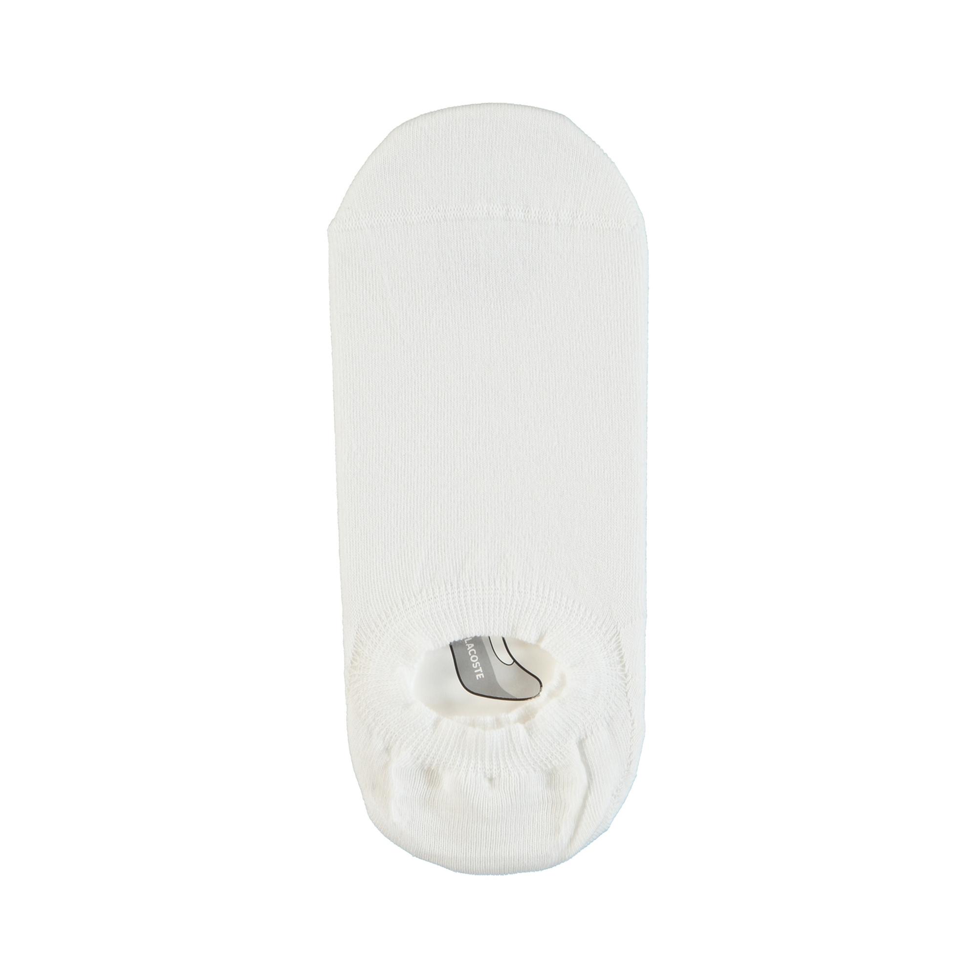 Lacoste Unisex Beyaz Babet Çorap