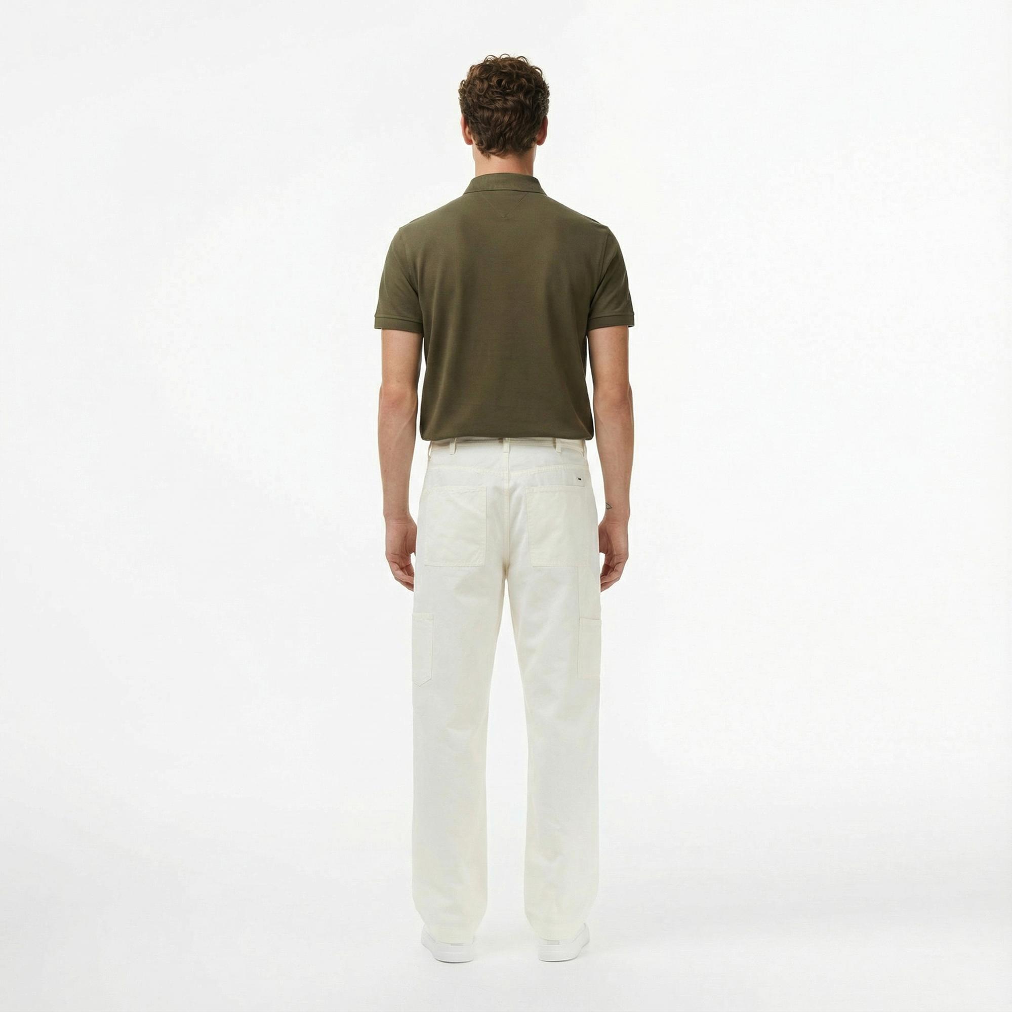 Tommy Hilfiger Murray Carpenter Erkek Beyaz Pantolon