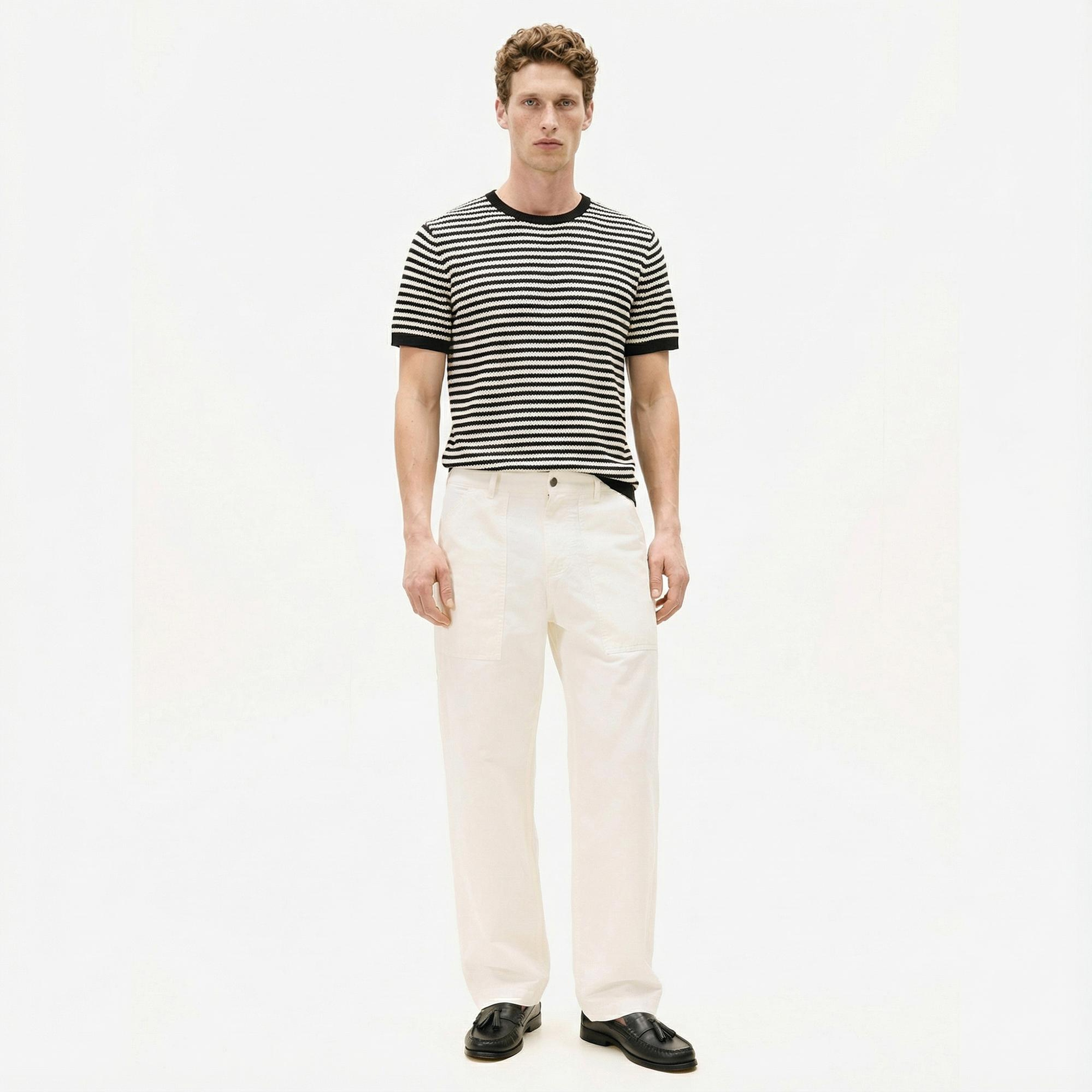 Tommy Hilfiger Murray Carpenter Erkek Beyaz Pantolon