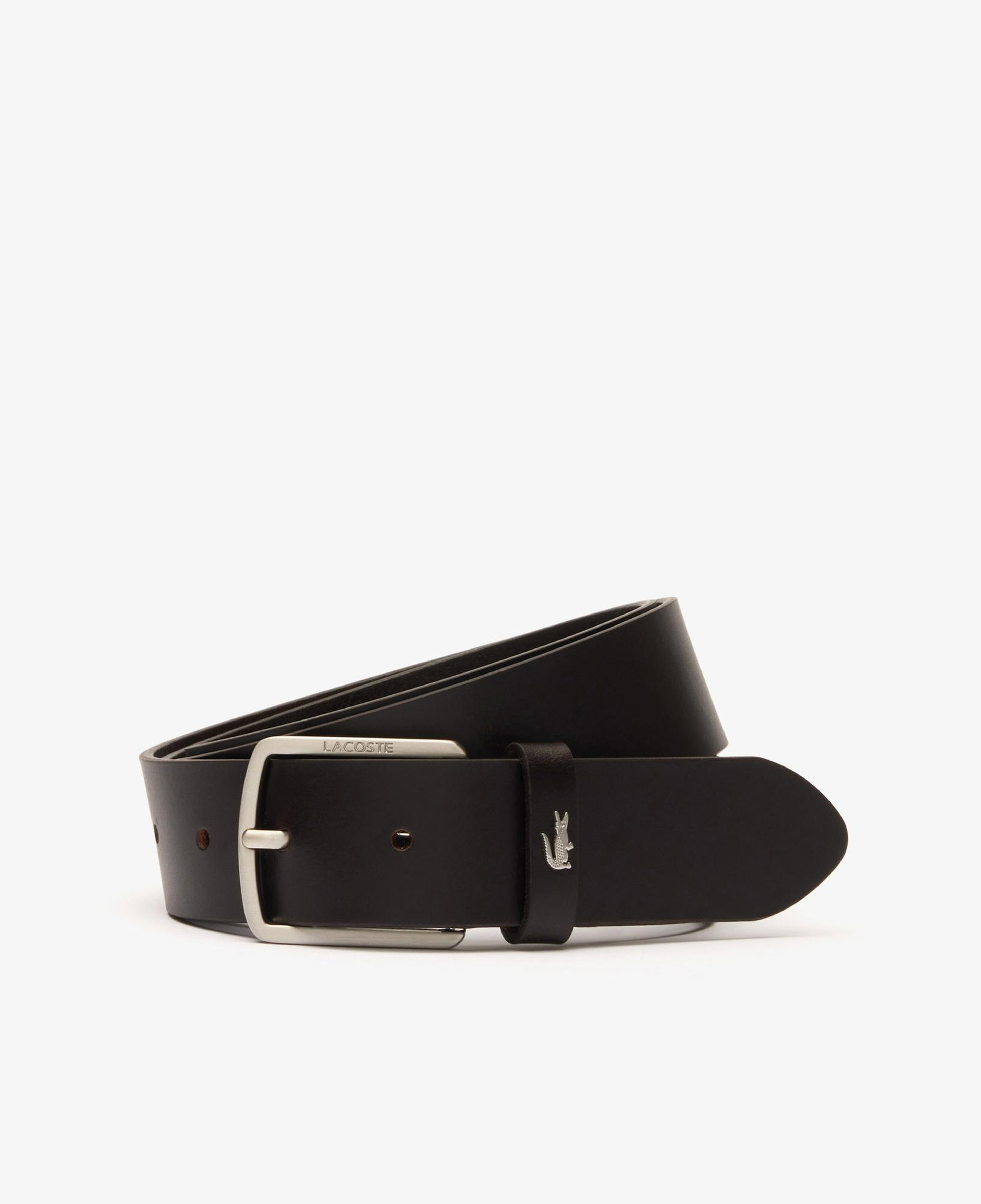 Lacoste Elegance Erkek Deri Kahverengi Kemer